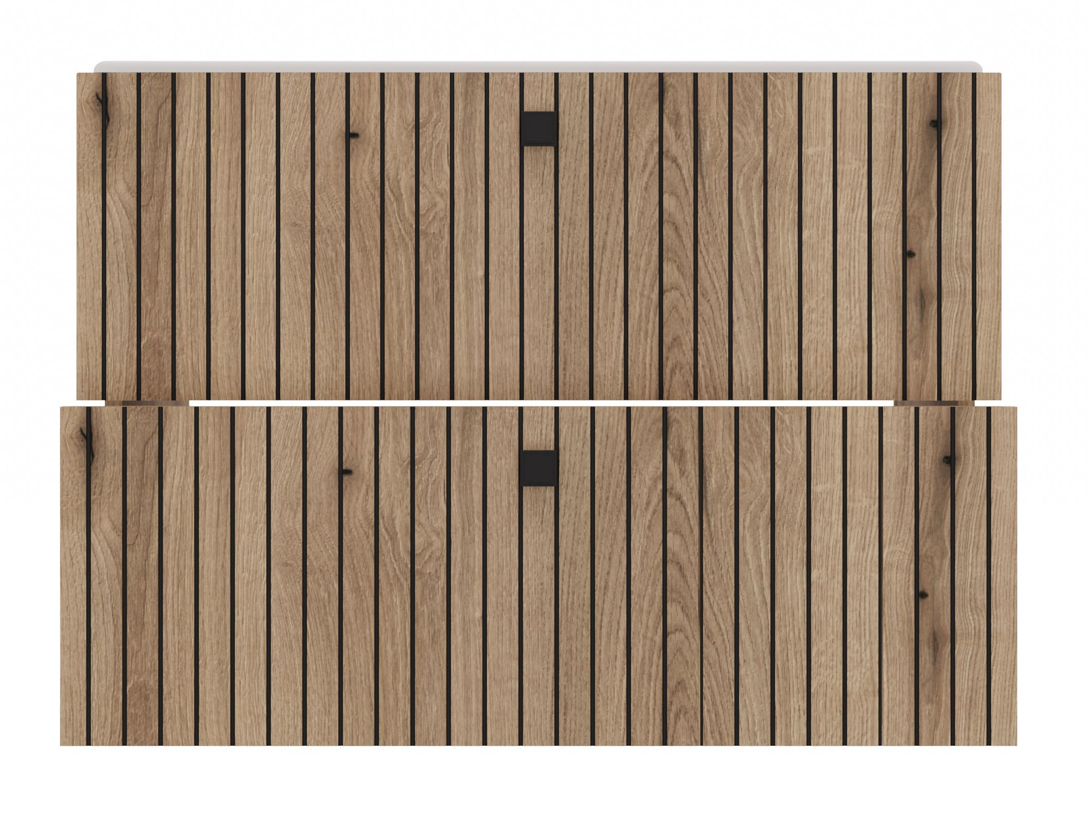 Armoire de salle de bains murale pour lavabo Mandeville 315 (Chêne)