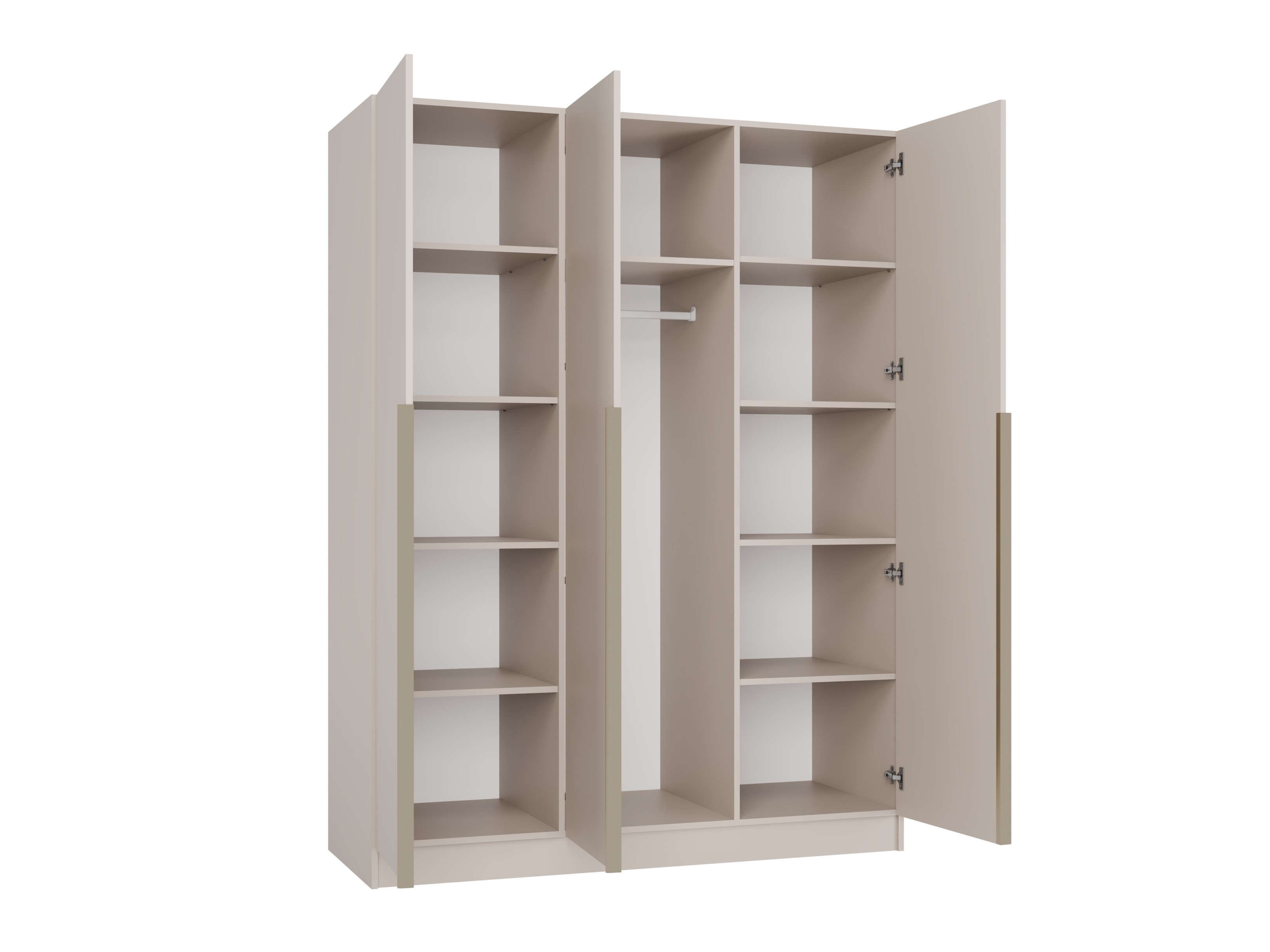 Armoire Mandeville 369 (Cachemire + Doré)