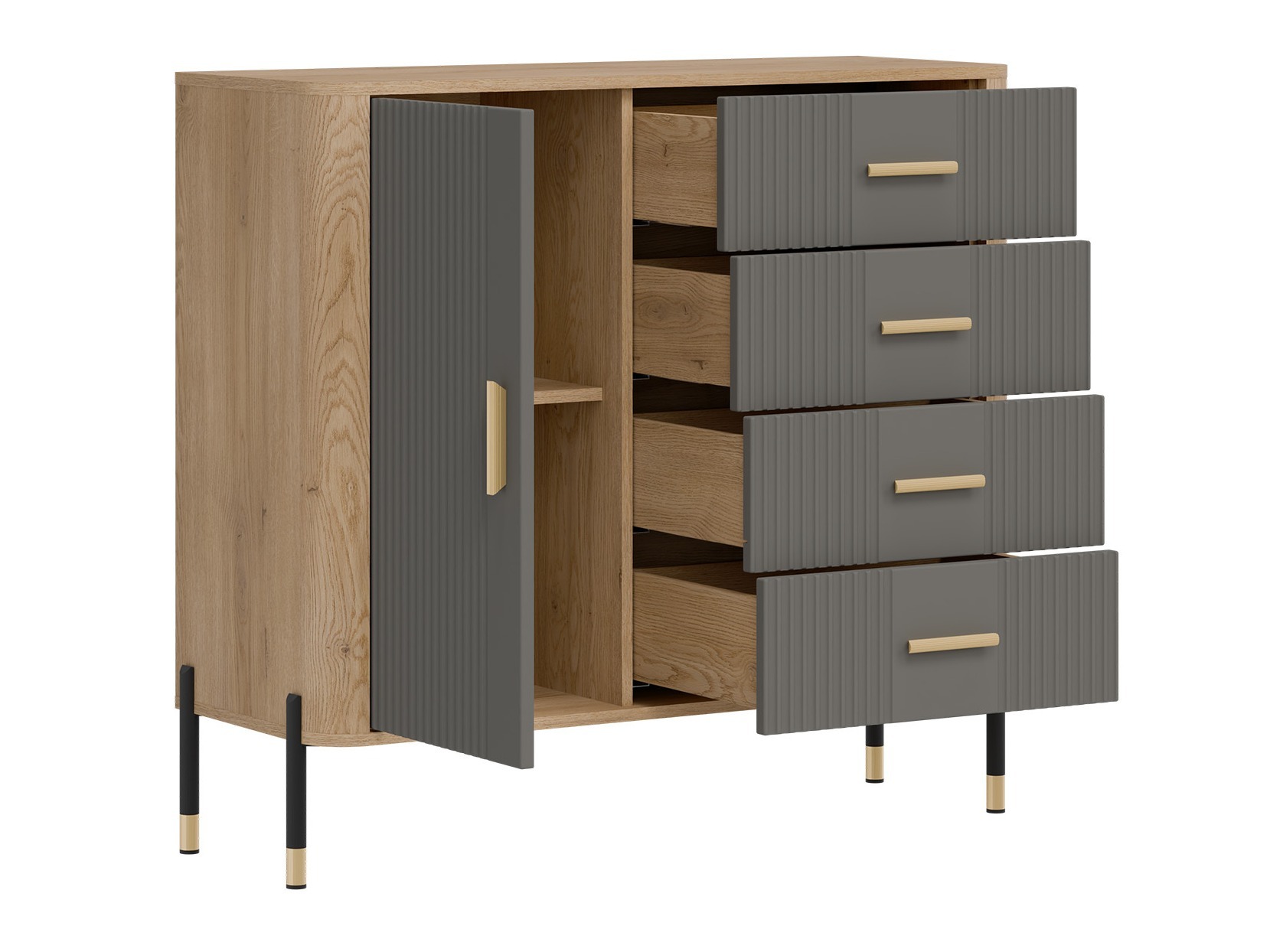 Commode Flosora 117 (Gris)