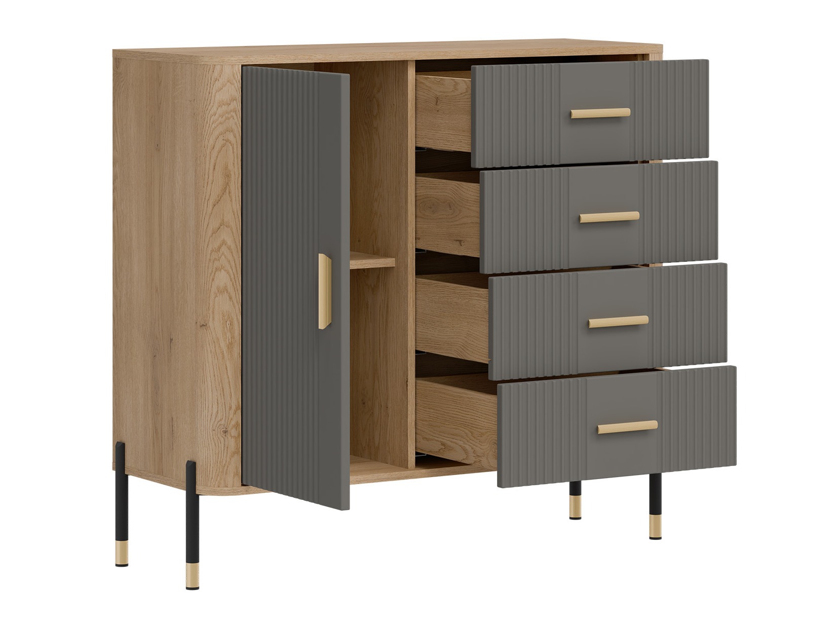 Commode Flosora 117 (Gris)