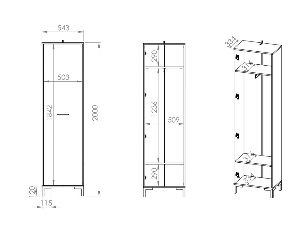 Armoire Fiolevo 100