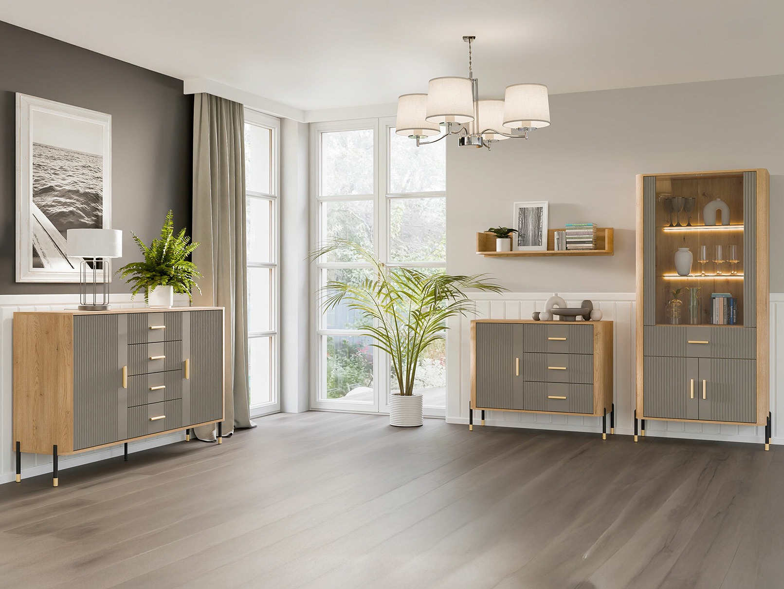 Commode Flosora 119 (Gris)