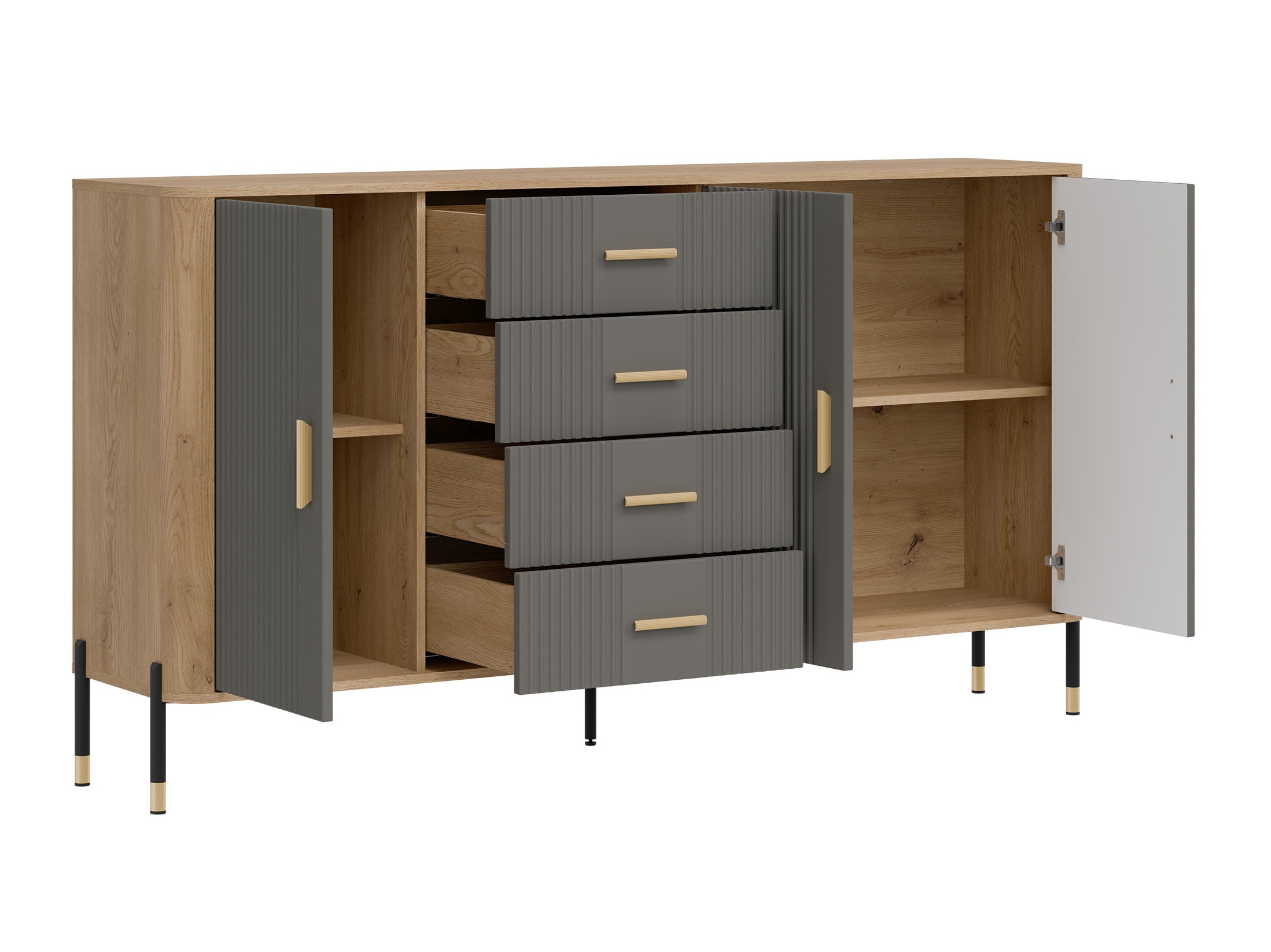 Commode Flosora 121 (Gris)