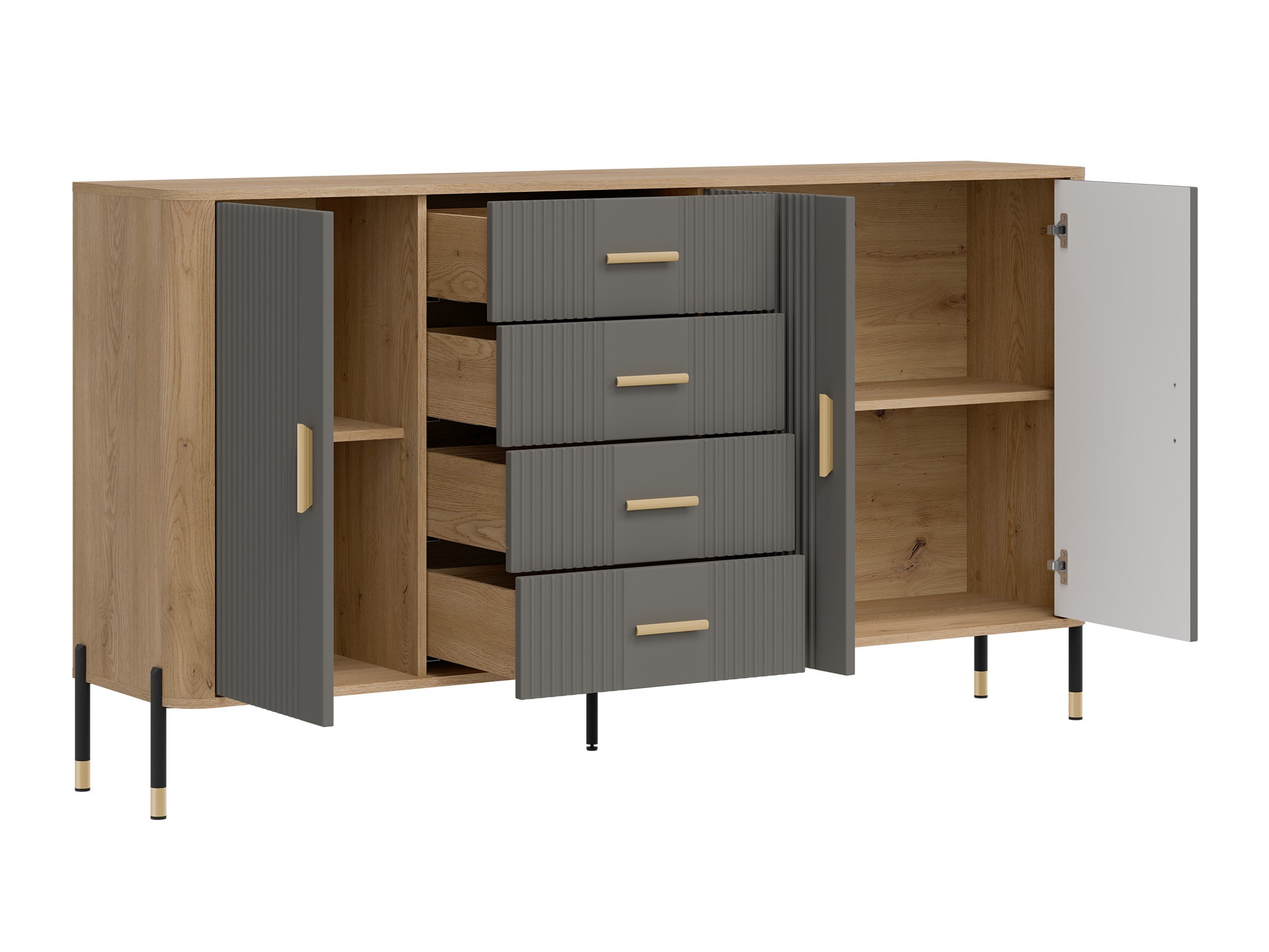 Commode Flosora 121 (Gris)