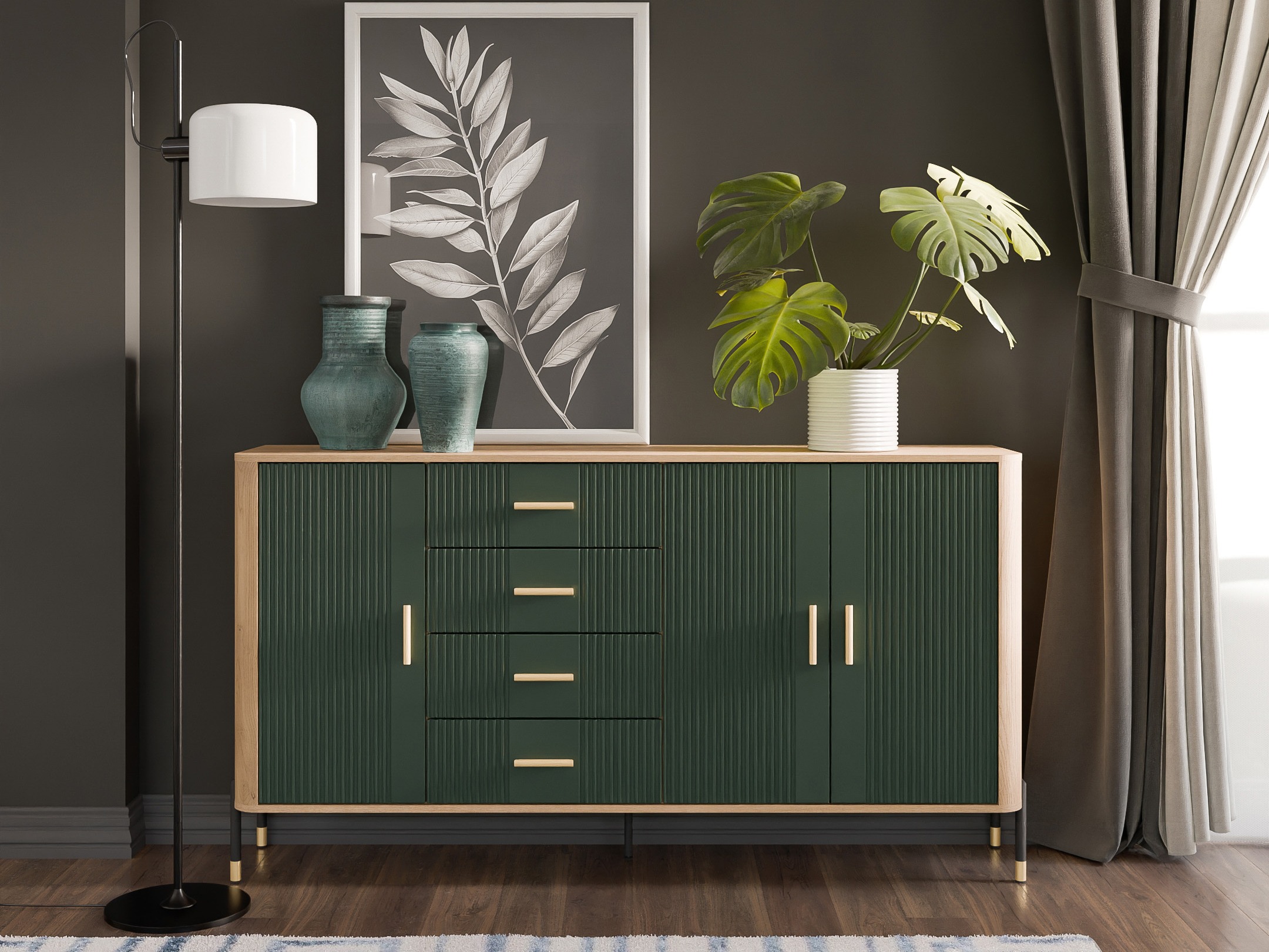 Commode Flosora 121 (Vert)