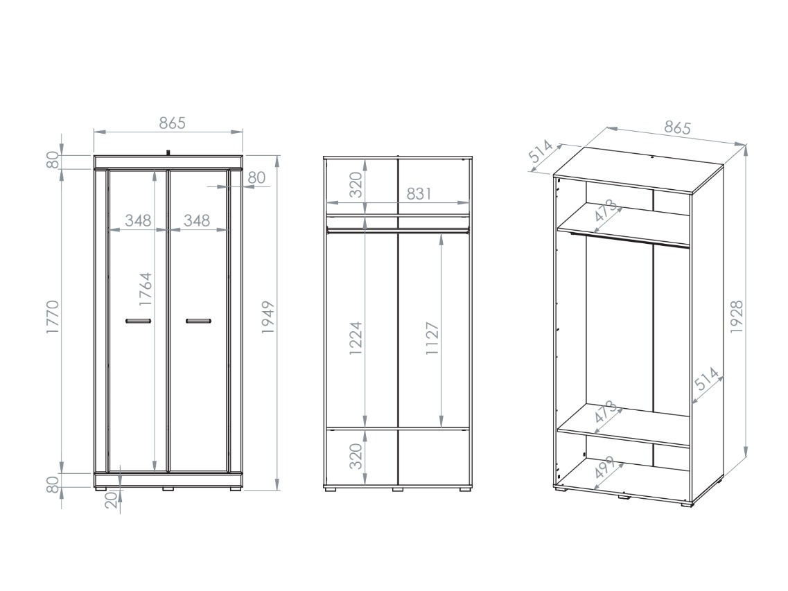 Armoire Madison 195