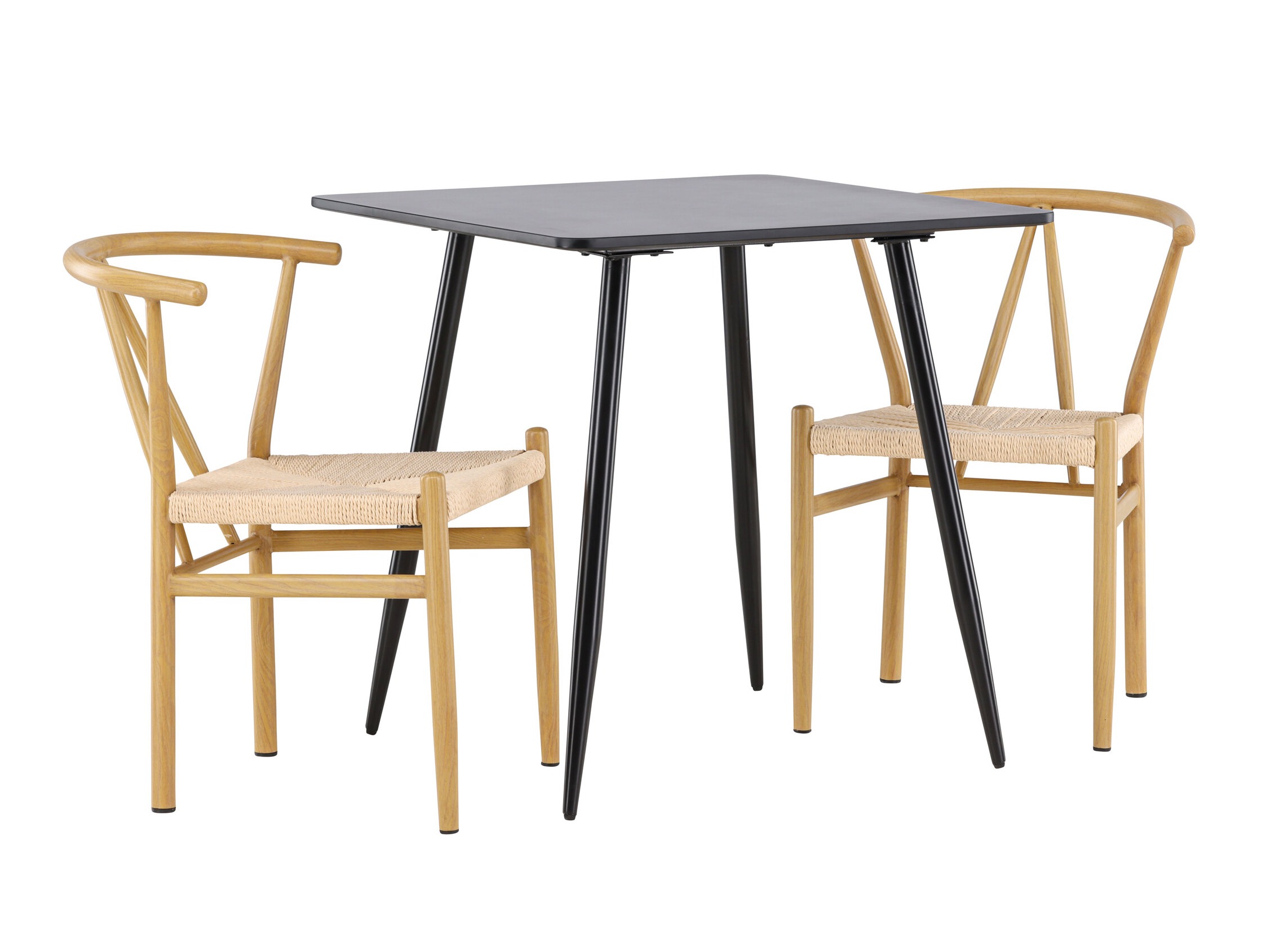 Salle à manger complète Dallas 4920 (Beige + Brun clair)