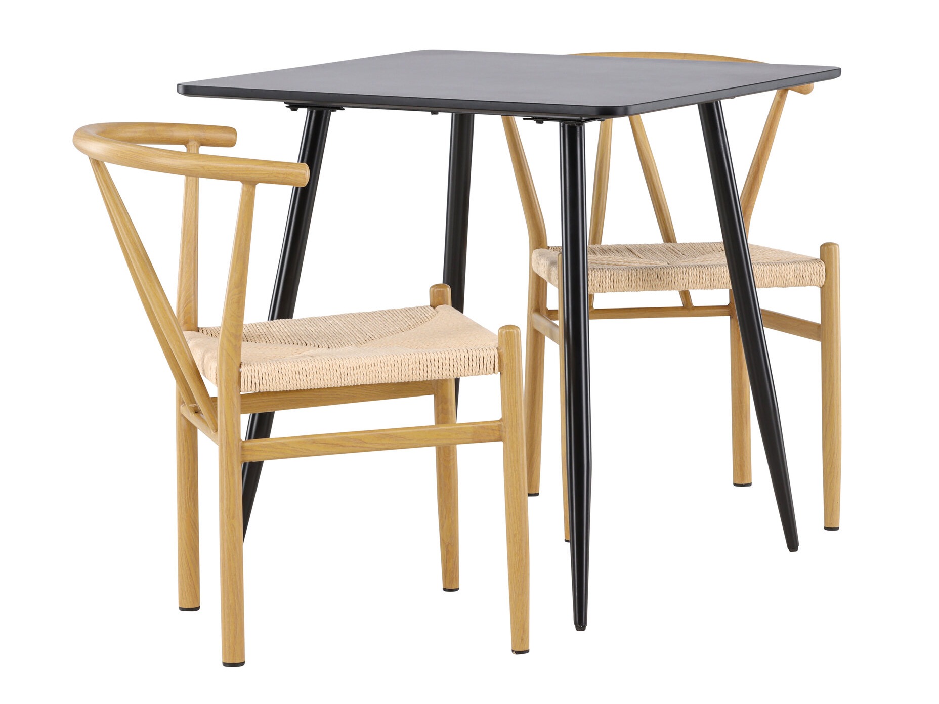 Salle à manger complète Dallas 4920 (Beige + Brun clair)