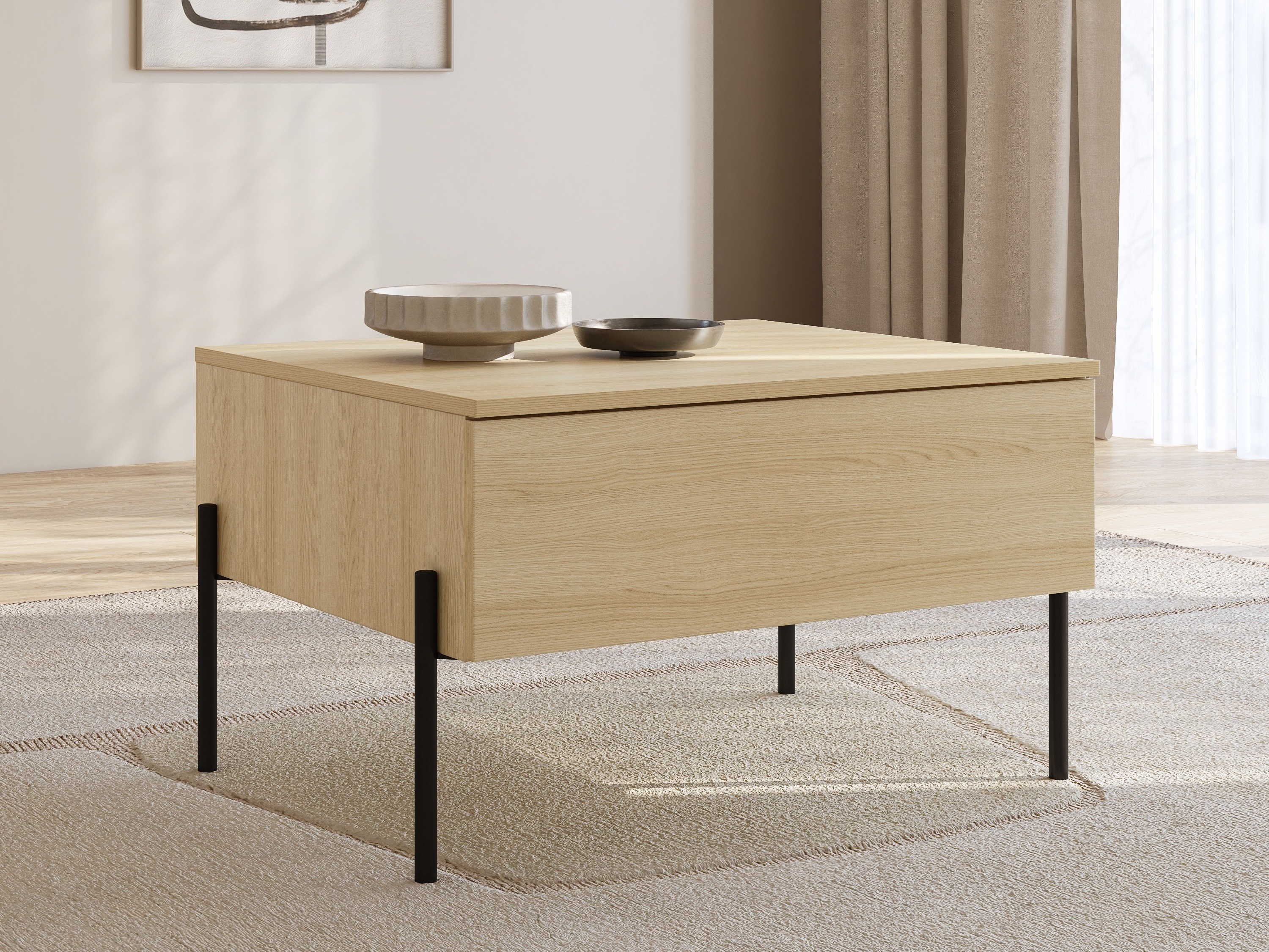 Table basse Levtenu 116 (Chêne)