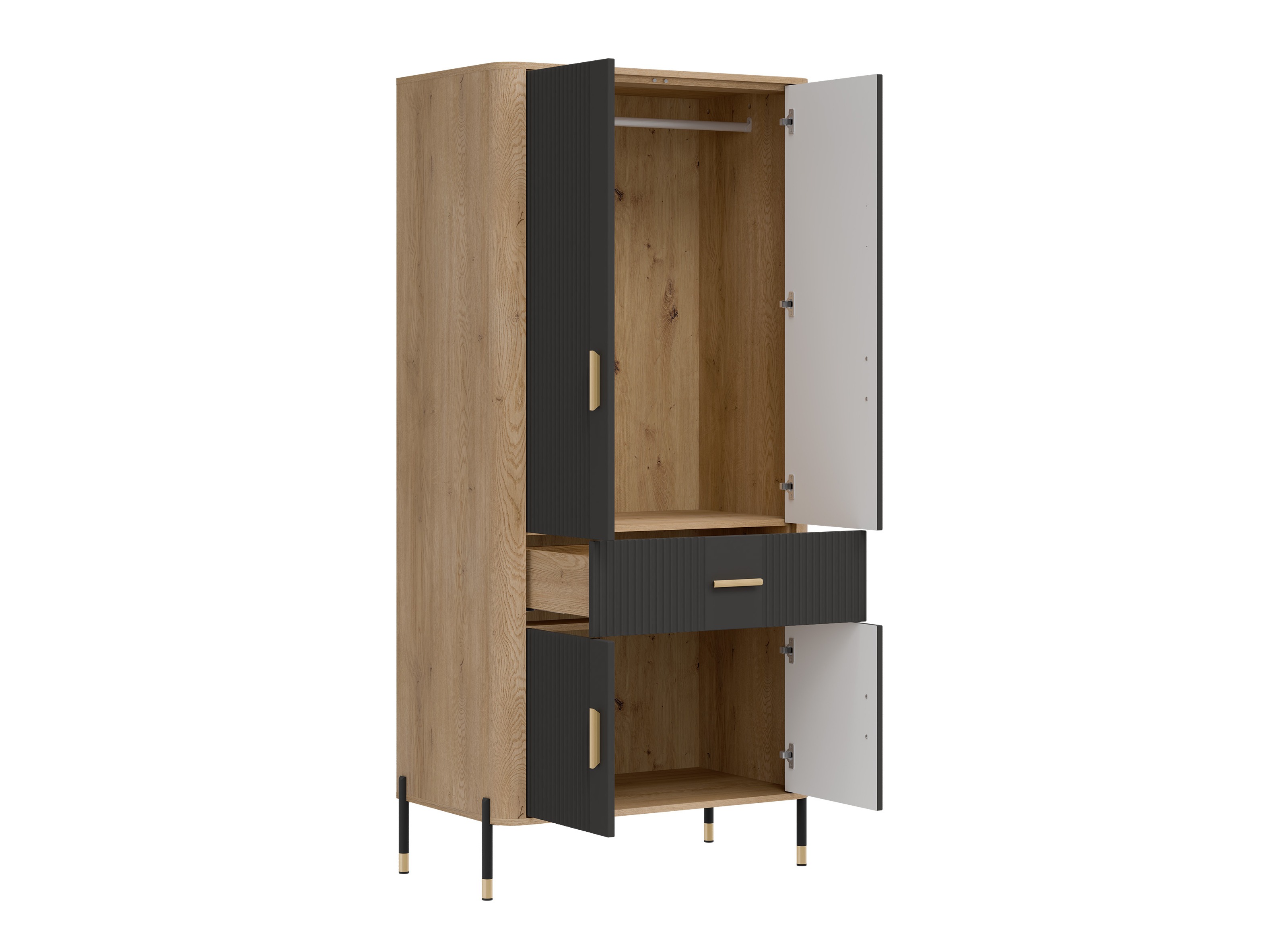 Armoire Flosora 133 (Anthracite)