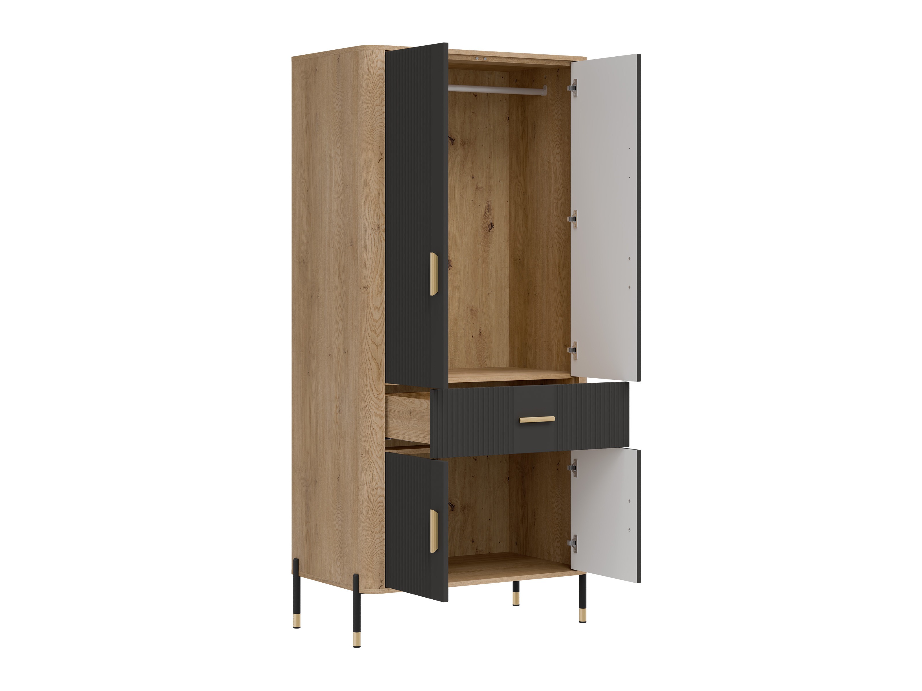 Armoire Flosora 133 (Anthracite)