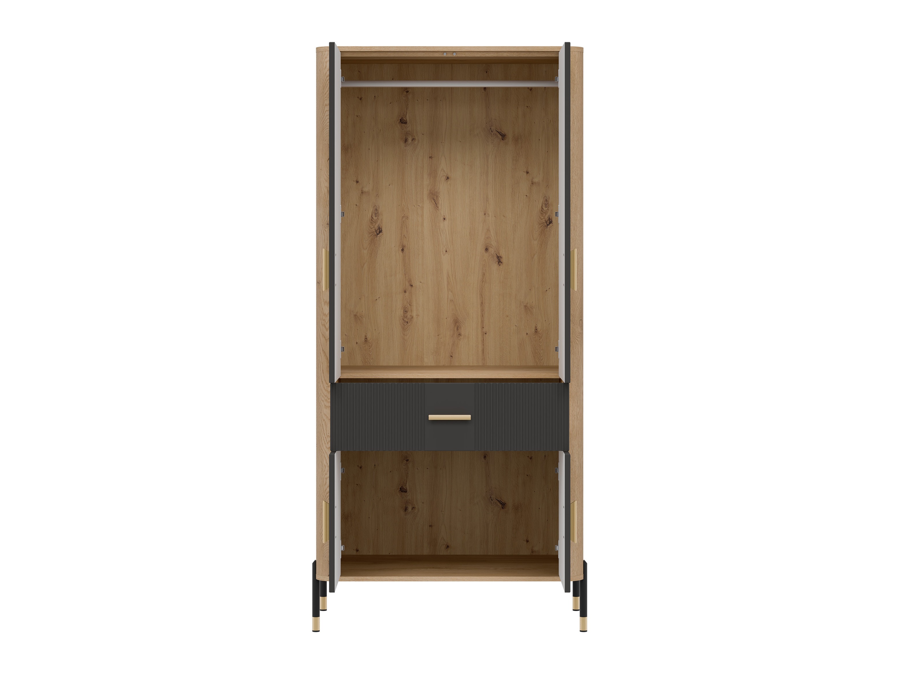 Armoire Flosora 133 (Anthracite)