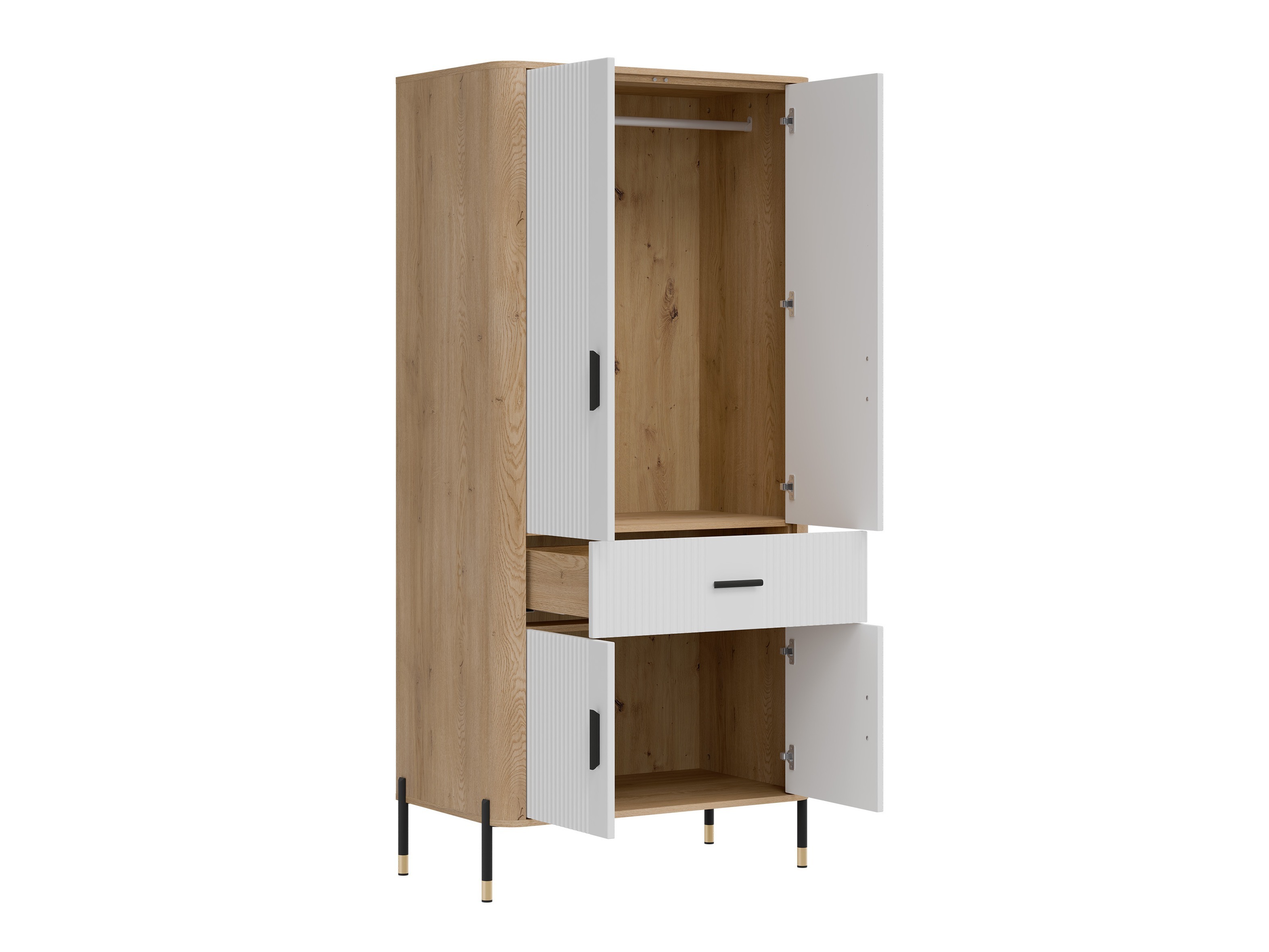 Armoire Flosora 133 (Blanc)
