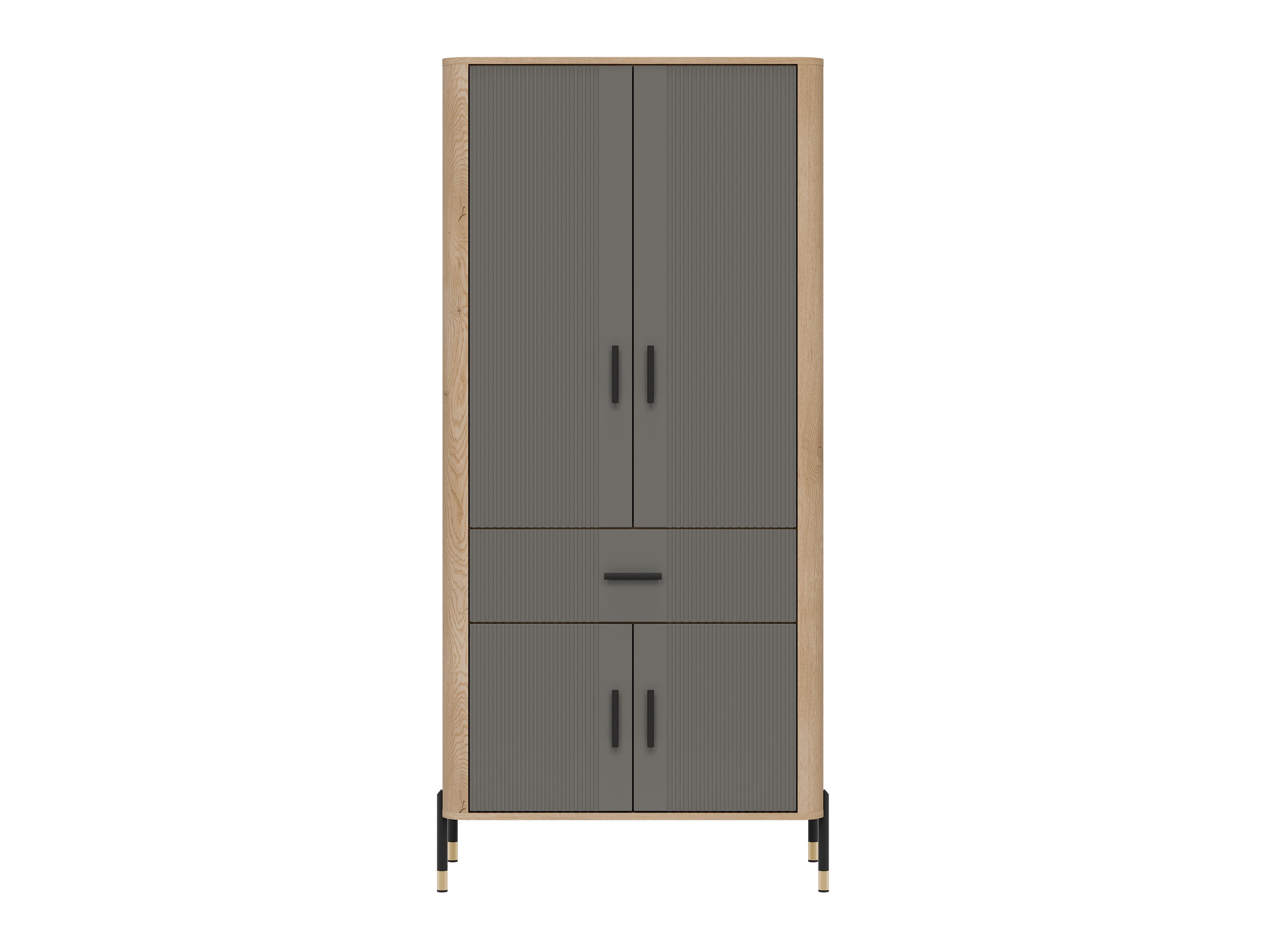 Armoire Flosora 133 (Gris)
