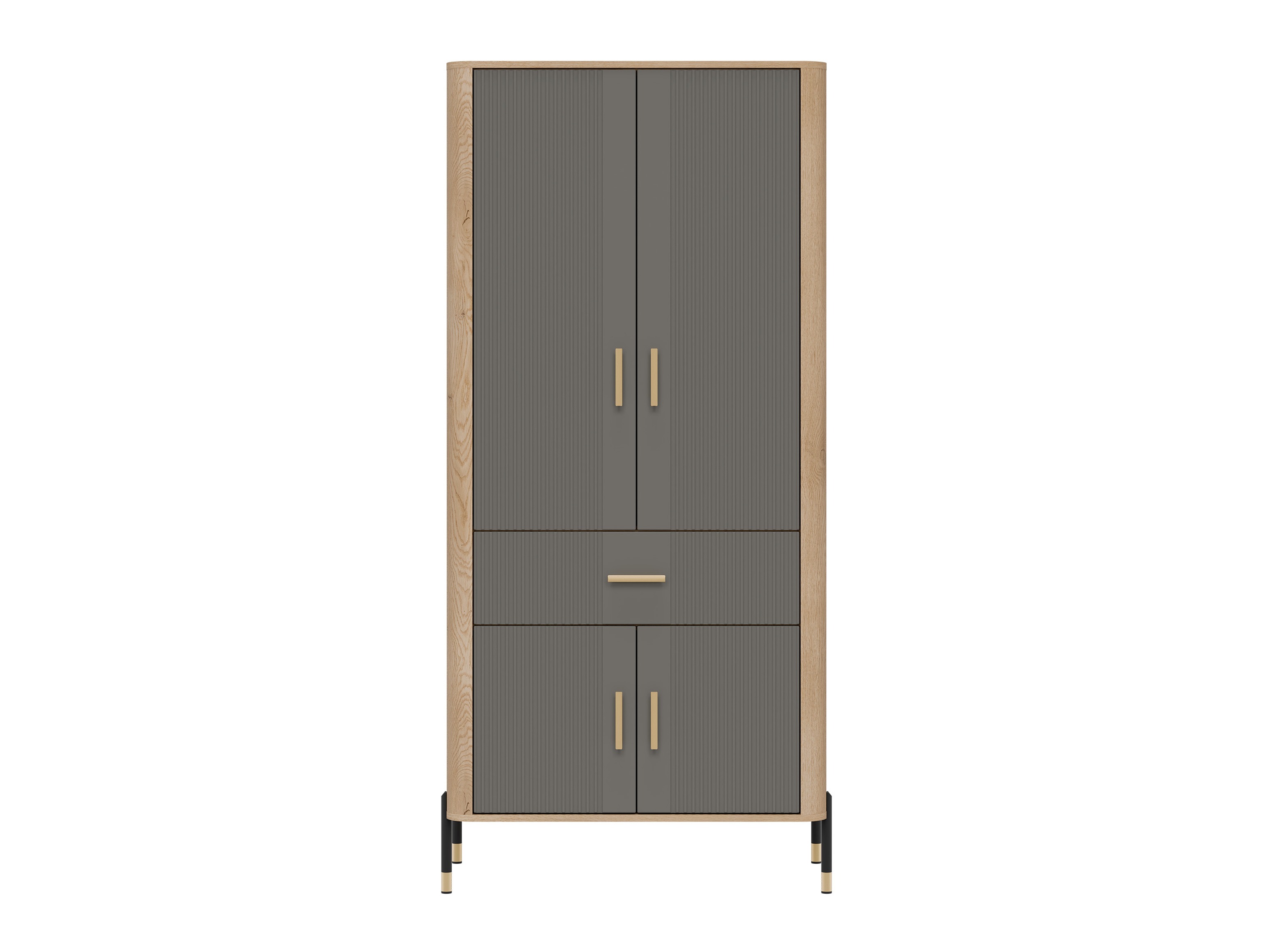 Armoire Flosora 133 (Gris)