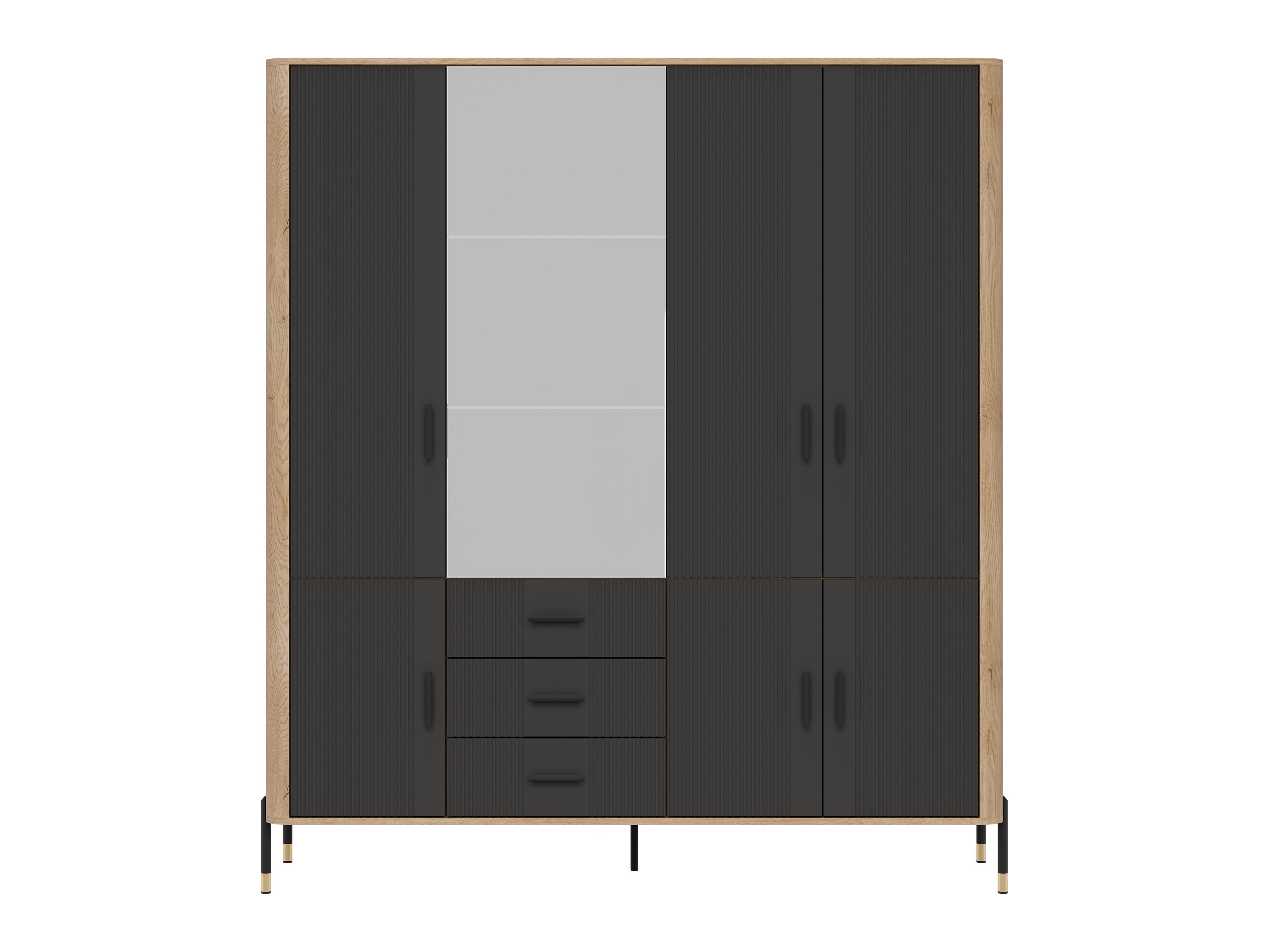 Armoire Flosora 135 (Anthracite)