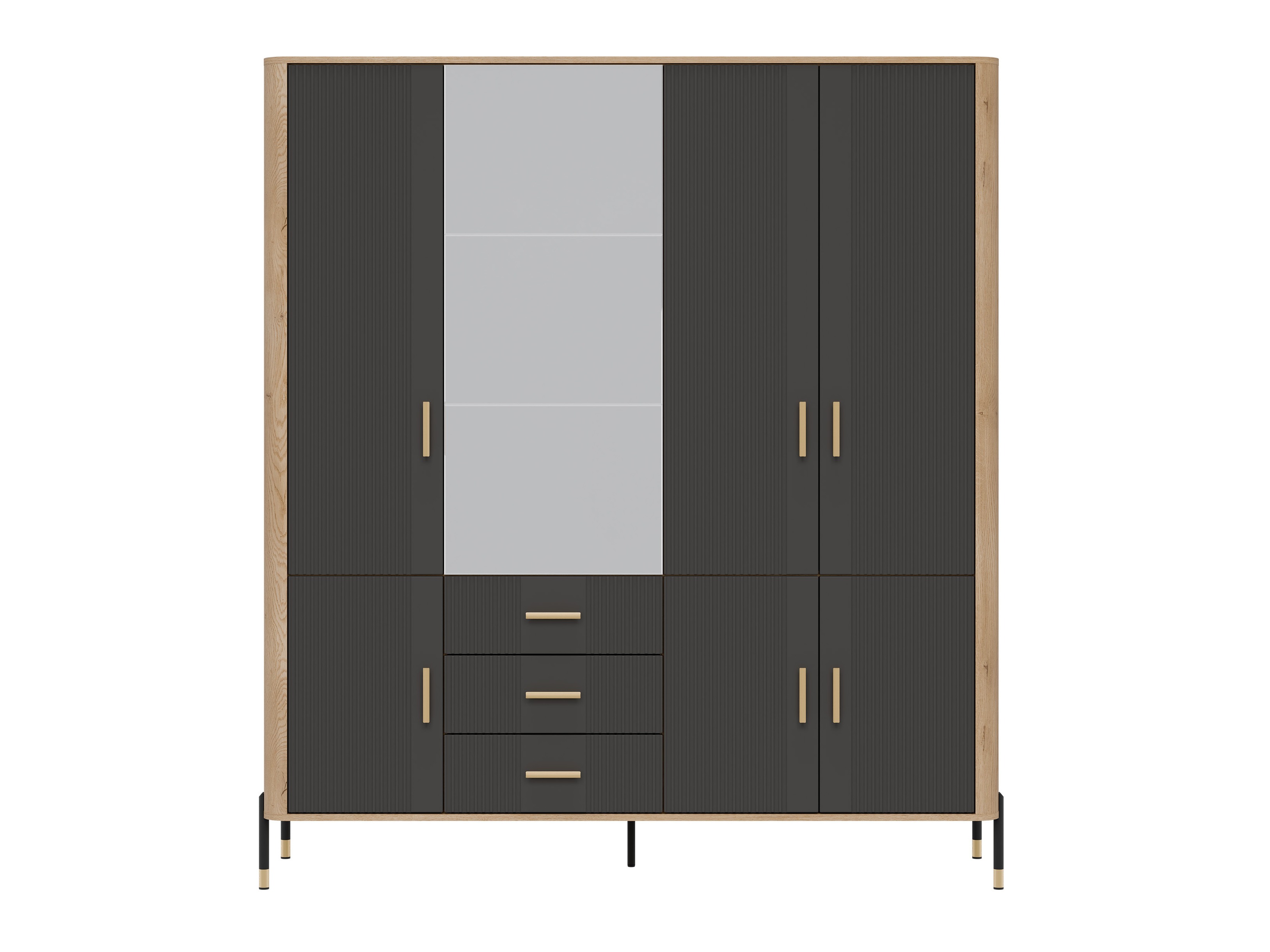 Armoire Flosora 135 (Anthracite)
