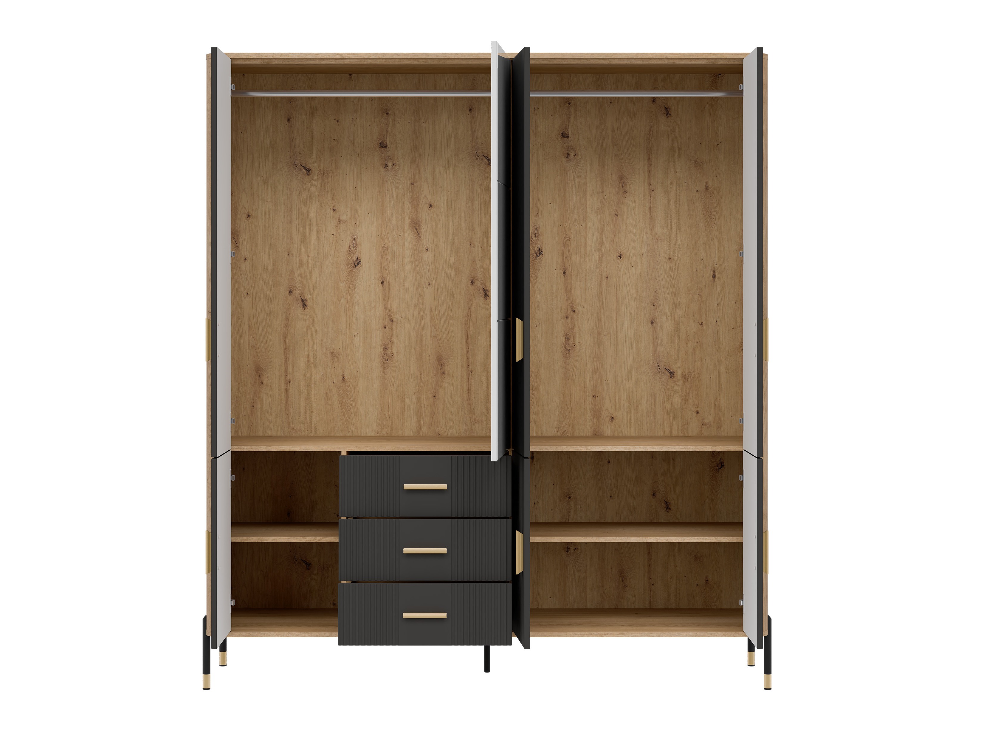 Armoire Flosora 135 (Anthracite)