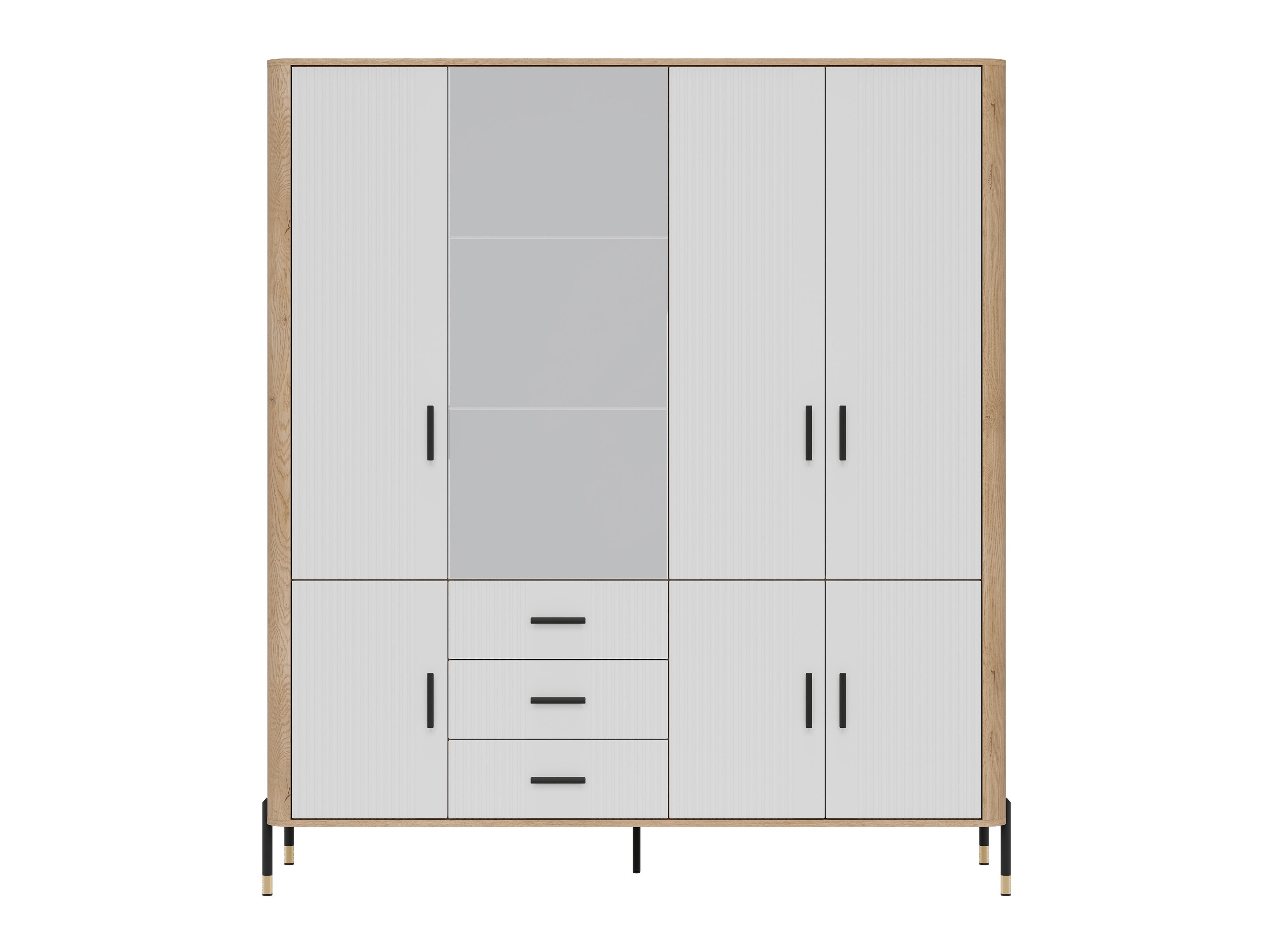 Armoire Flosora 135 (Blanc)