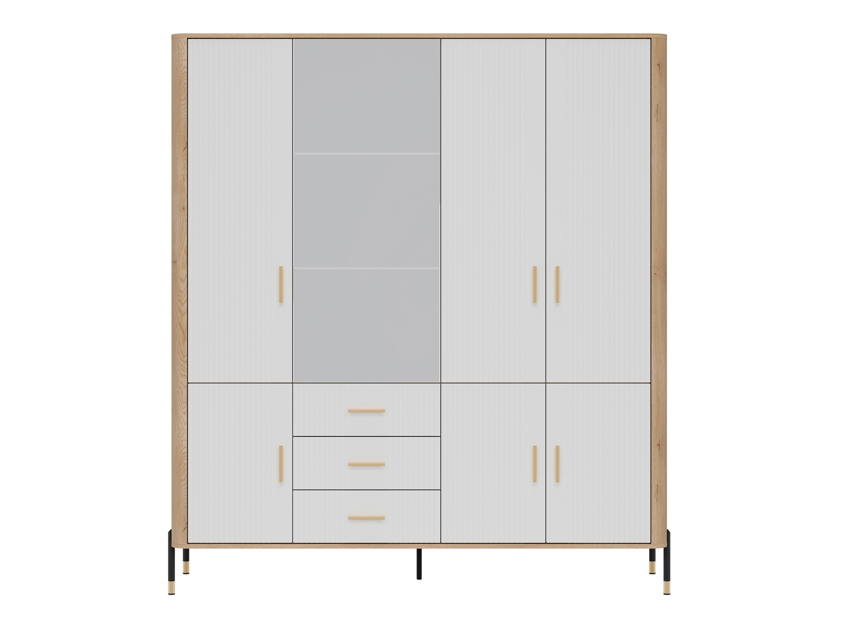Armoire Flosora 135 (Blanc)