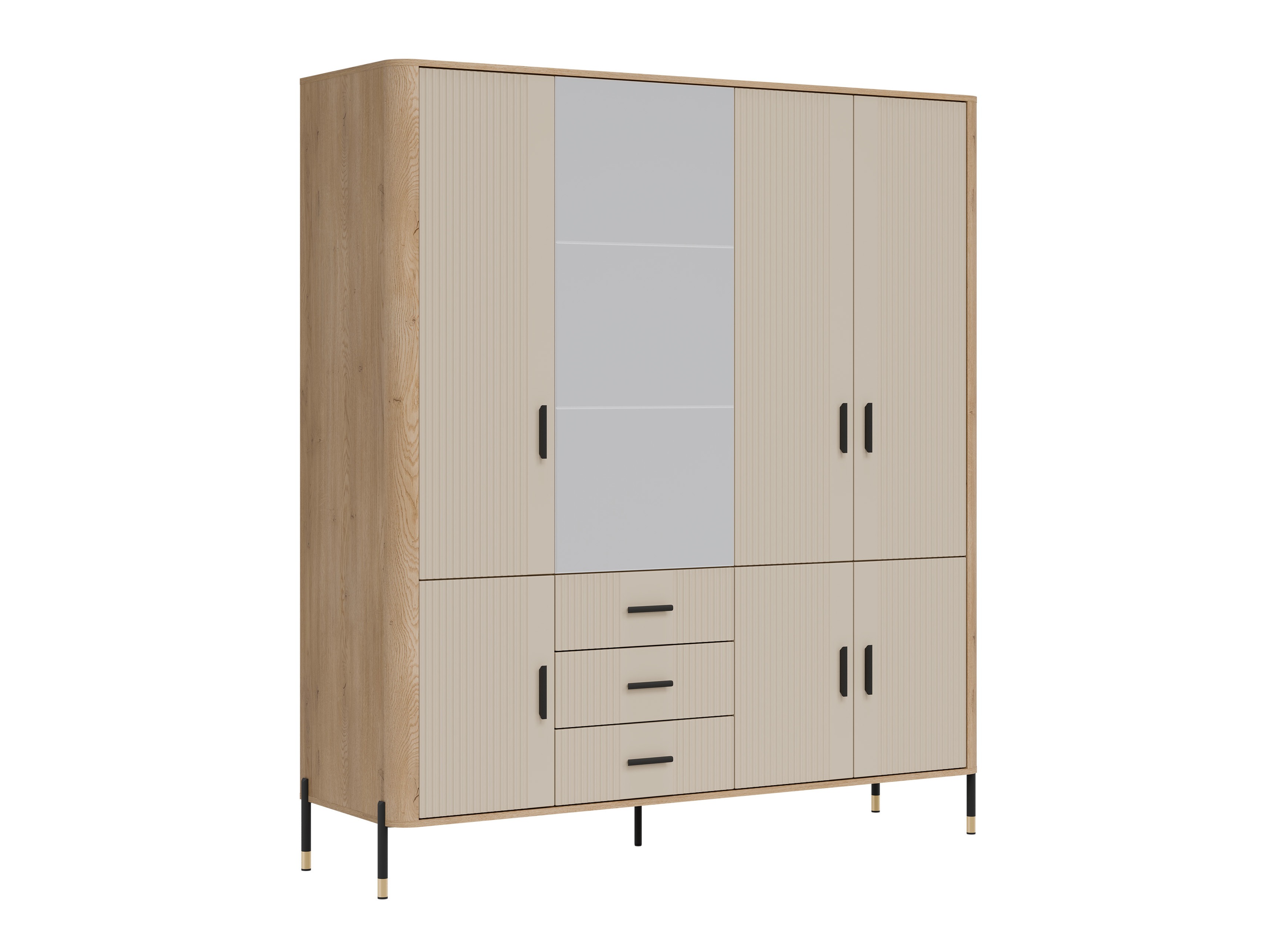 Armoire Flosora 135 (Cachemire)