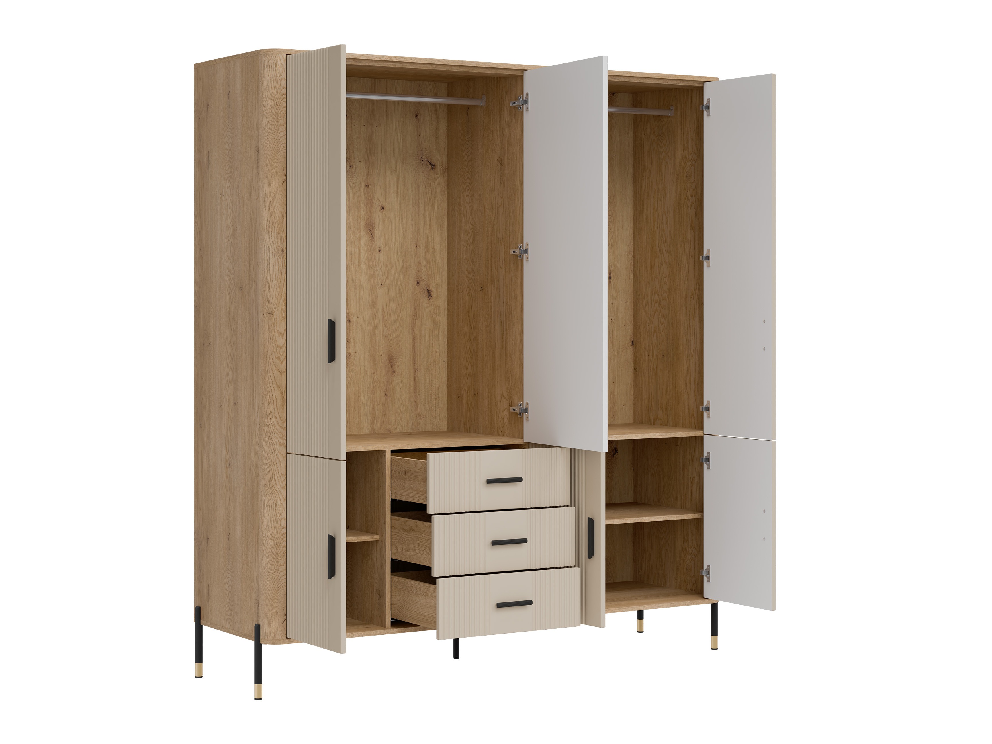 Armoire Flosora 135 (Cachemire)