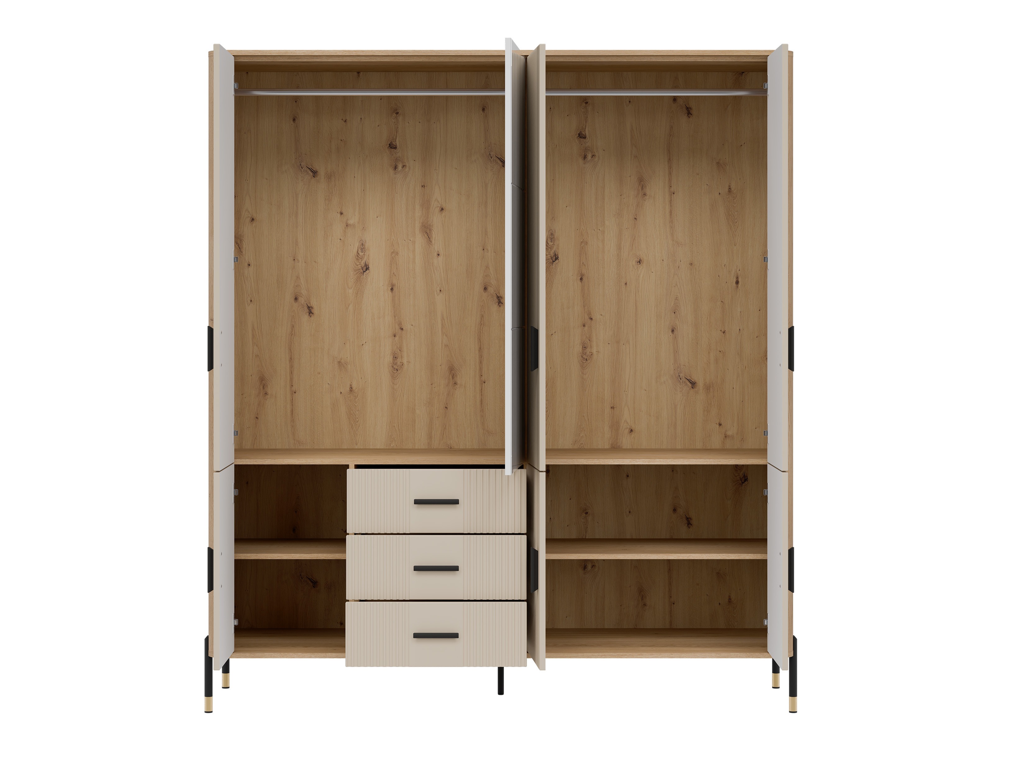 Armoire Flosora 135 (Cachemire)