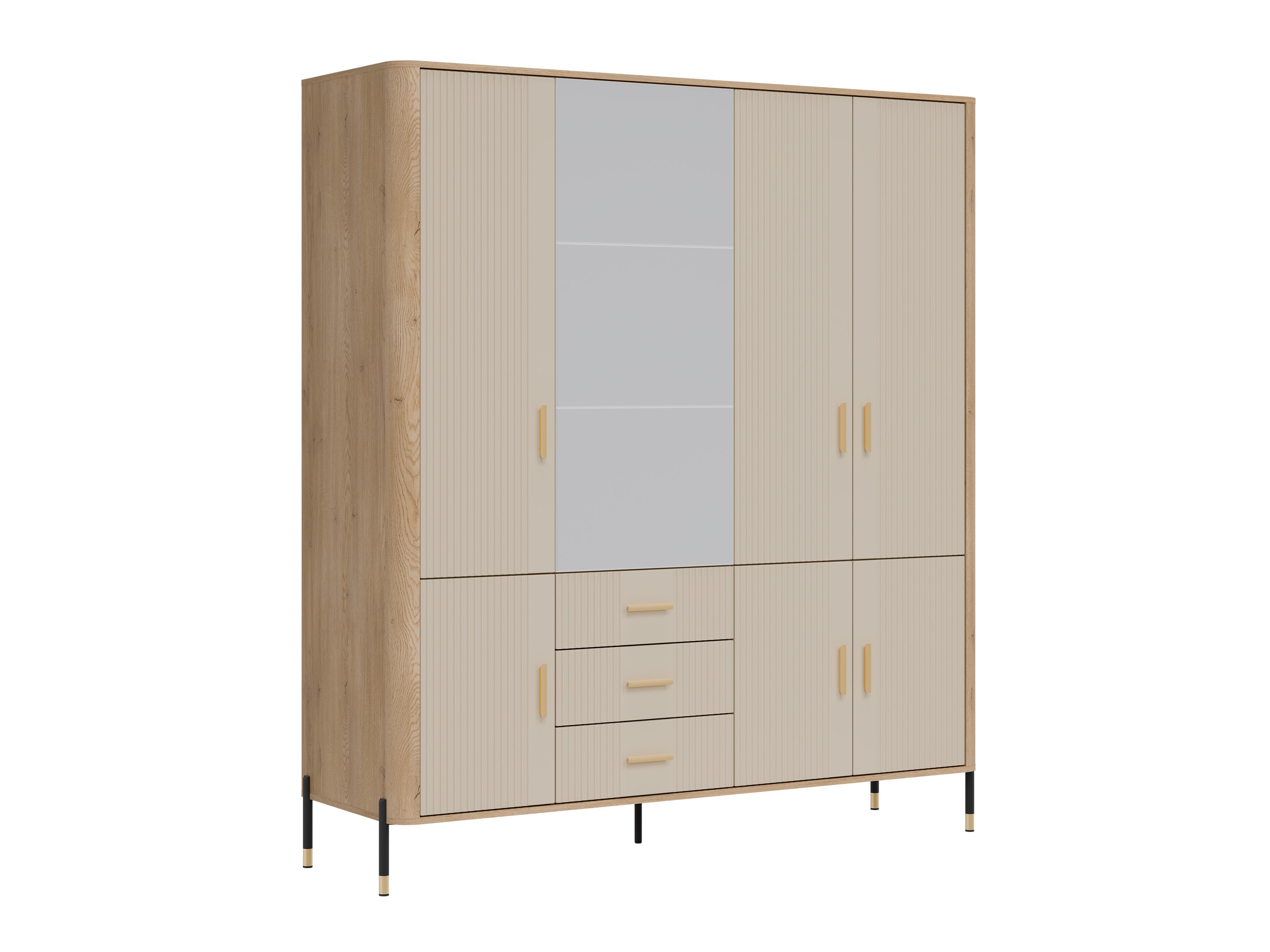 Armoire Flosora 135 (Cachemire)
