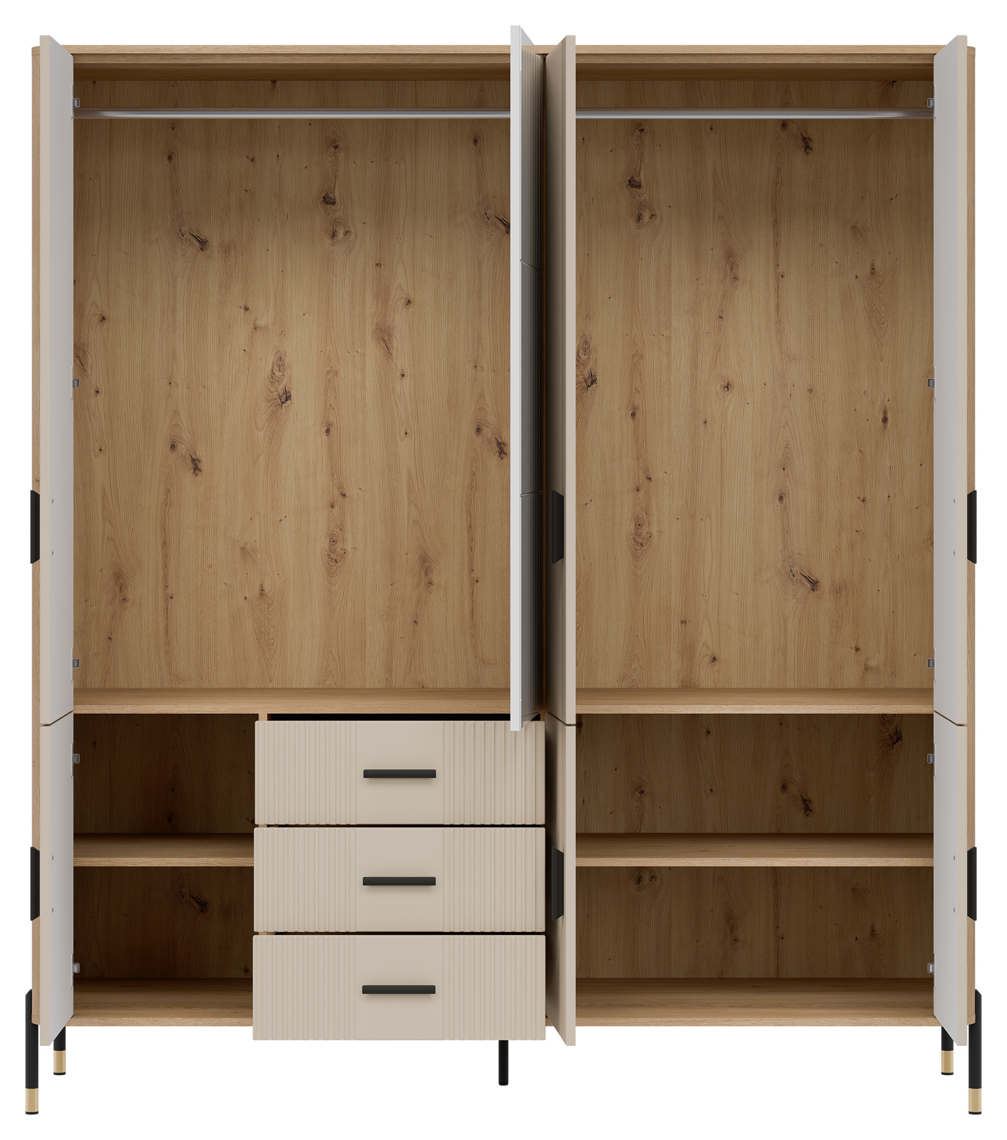 Armoire Flosora 135 (Cachemire)