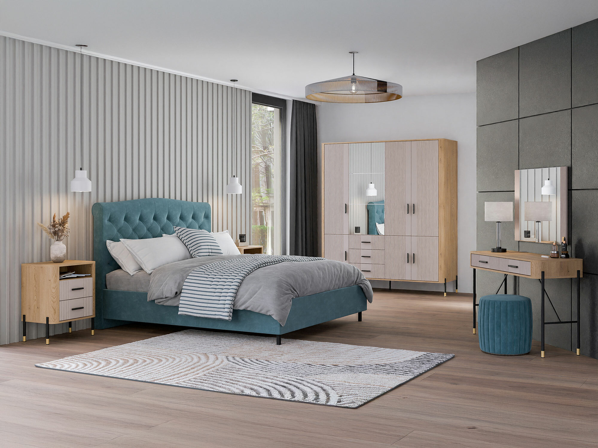 Coiffeuse Flosora 137 (Cachemire)