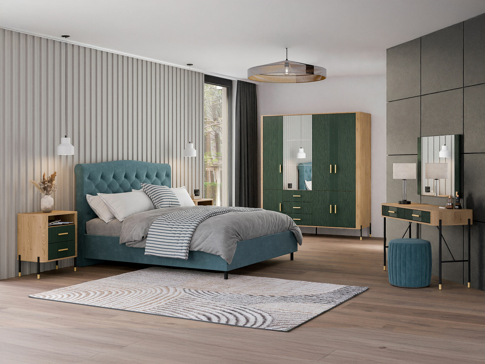 Coiffeuse Flosora 137 (Vert)