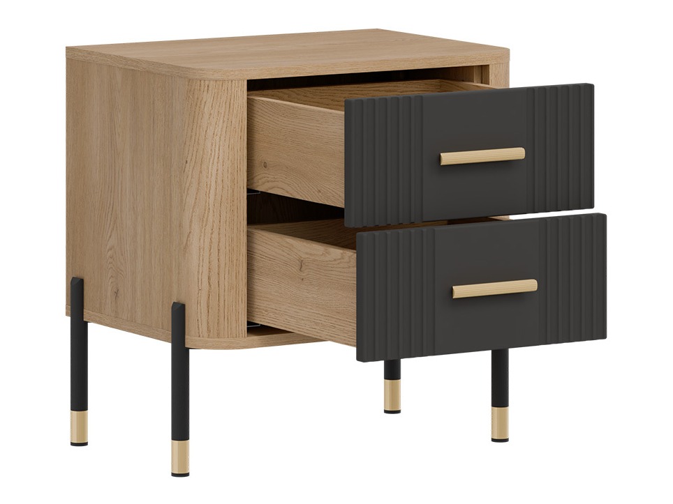Table de chevet Flosora 140 (Anthracite)