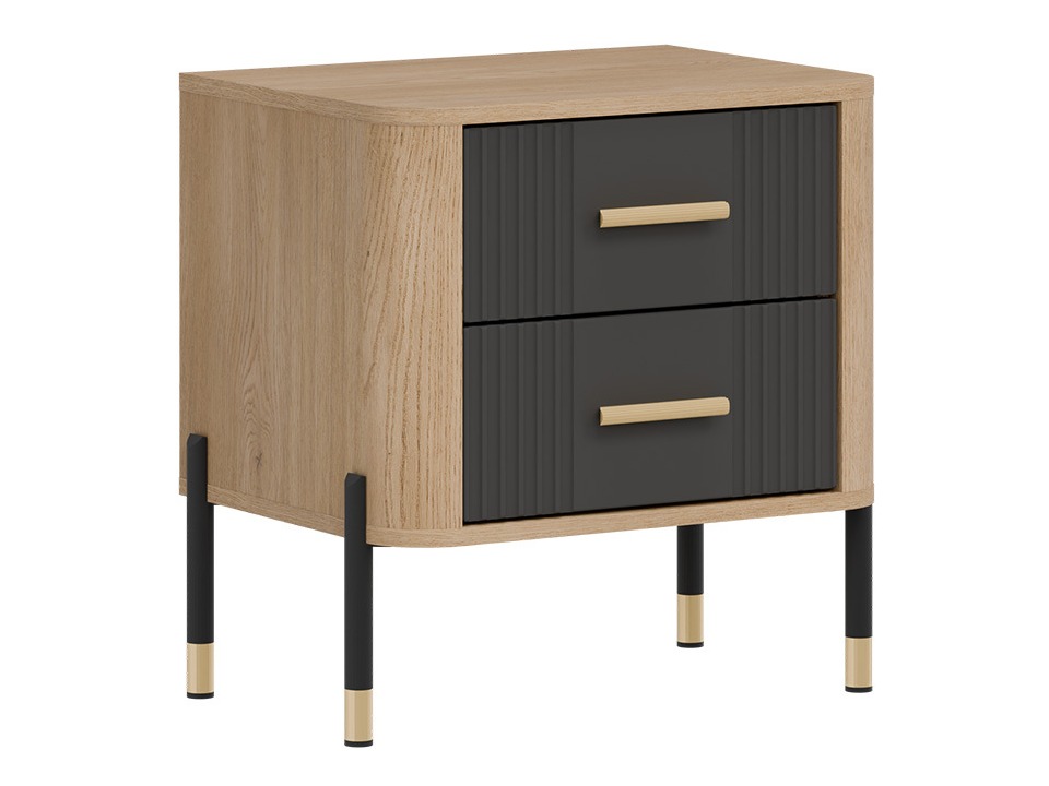 Table de chevet Flosora 140 (Anthracite)
