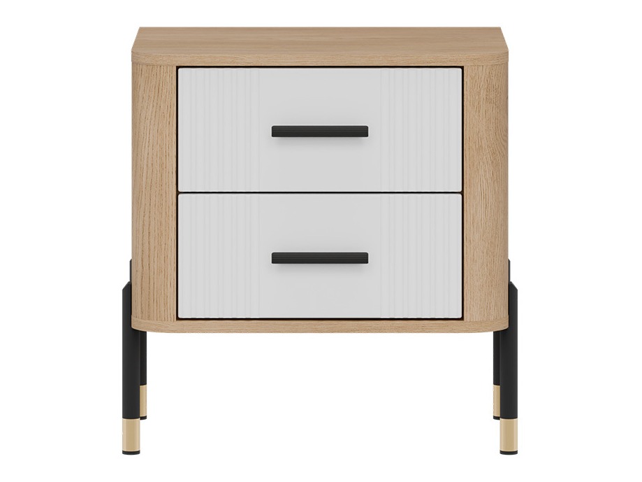 Table de chevet Flosora 140 (Blanc)