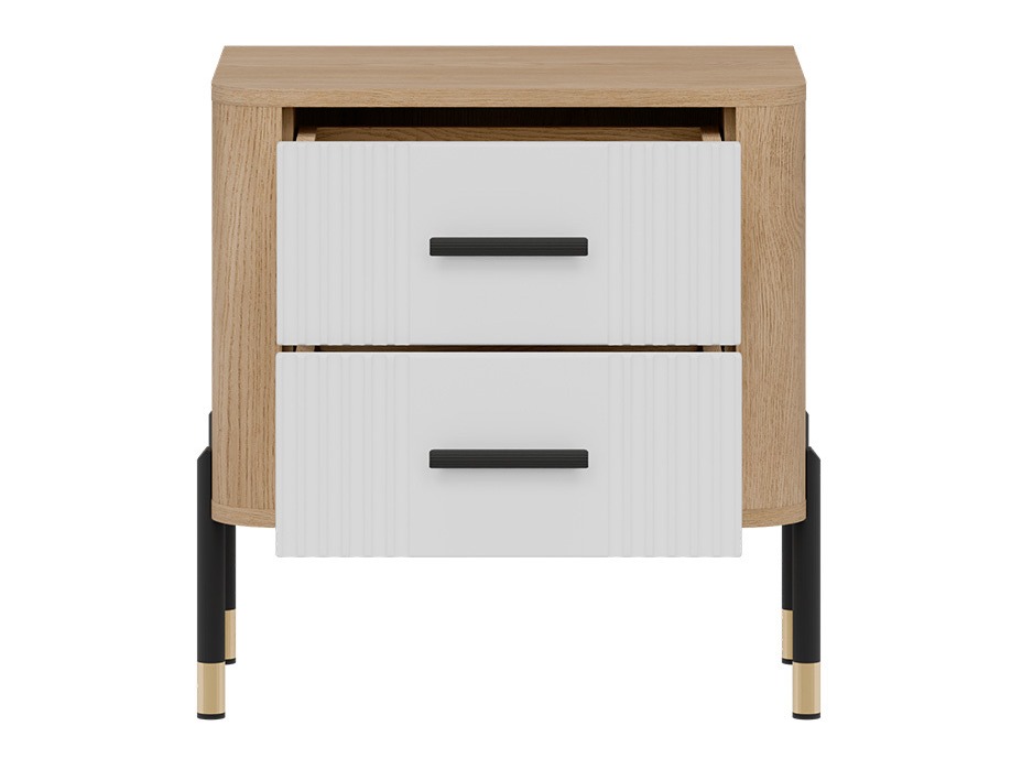 Table de chevet Flosora 140 (Blanc)