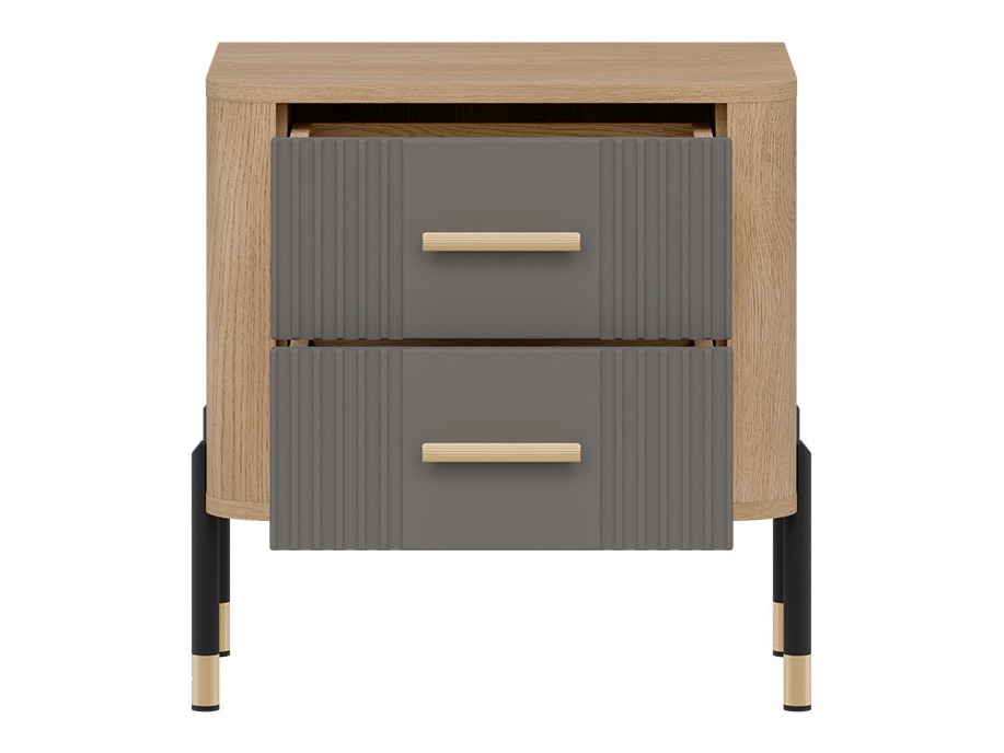 Table de chevet Flosora 140 (Gris)