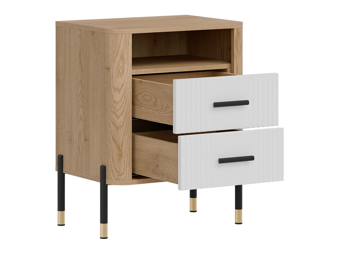 Table de chevet Flosora 142 (Blanc)