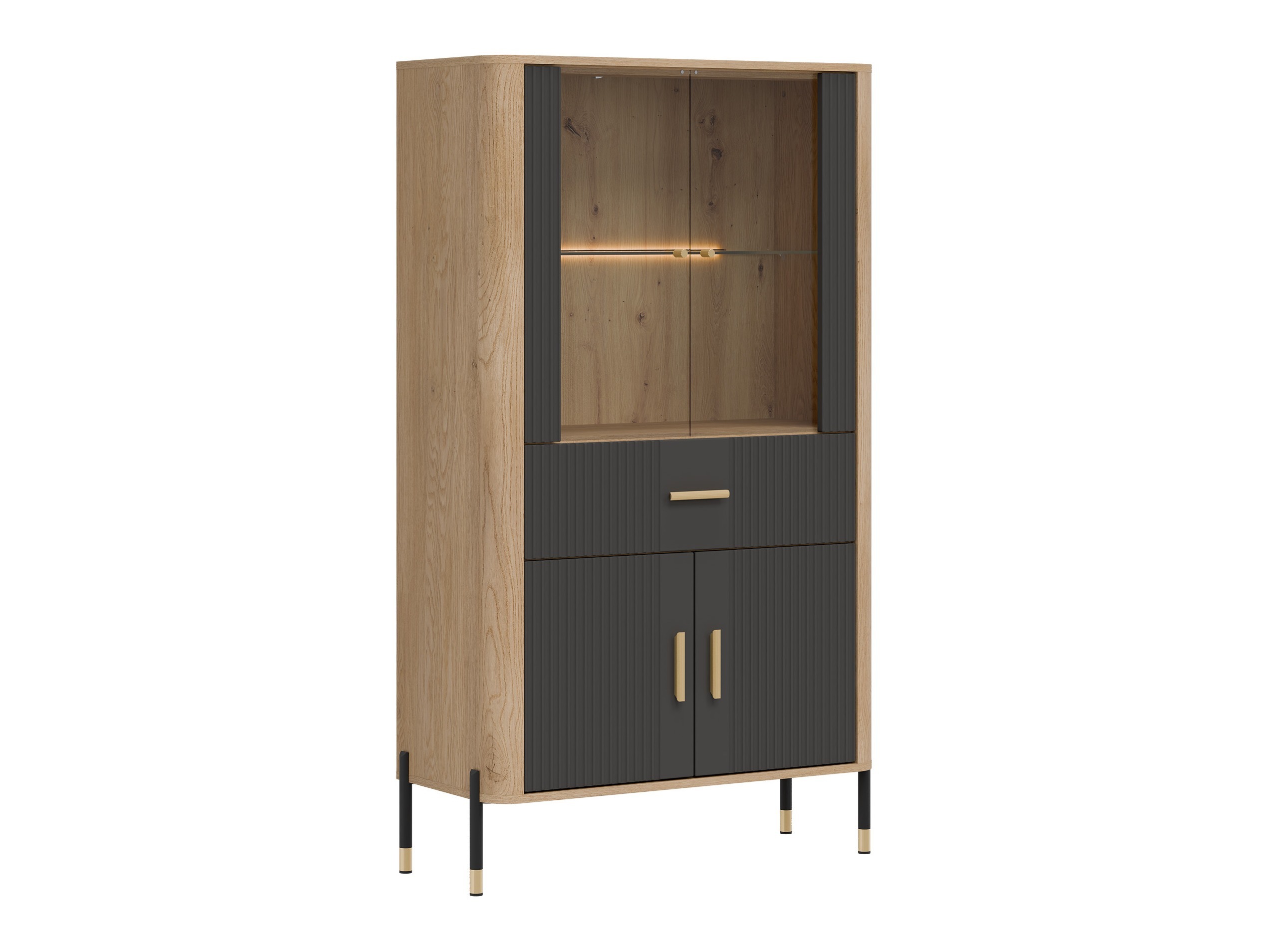 Ensemble de salon Flosora 147 (Anthracite)