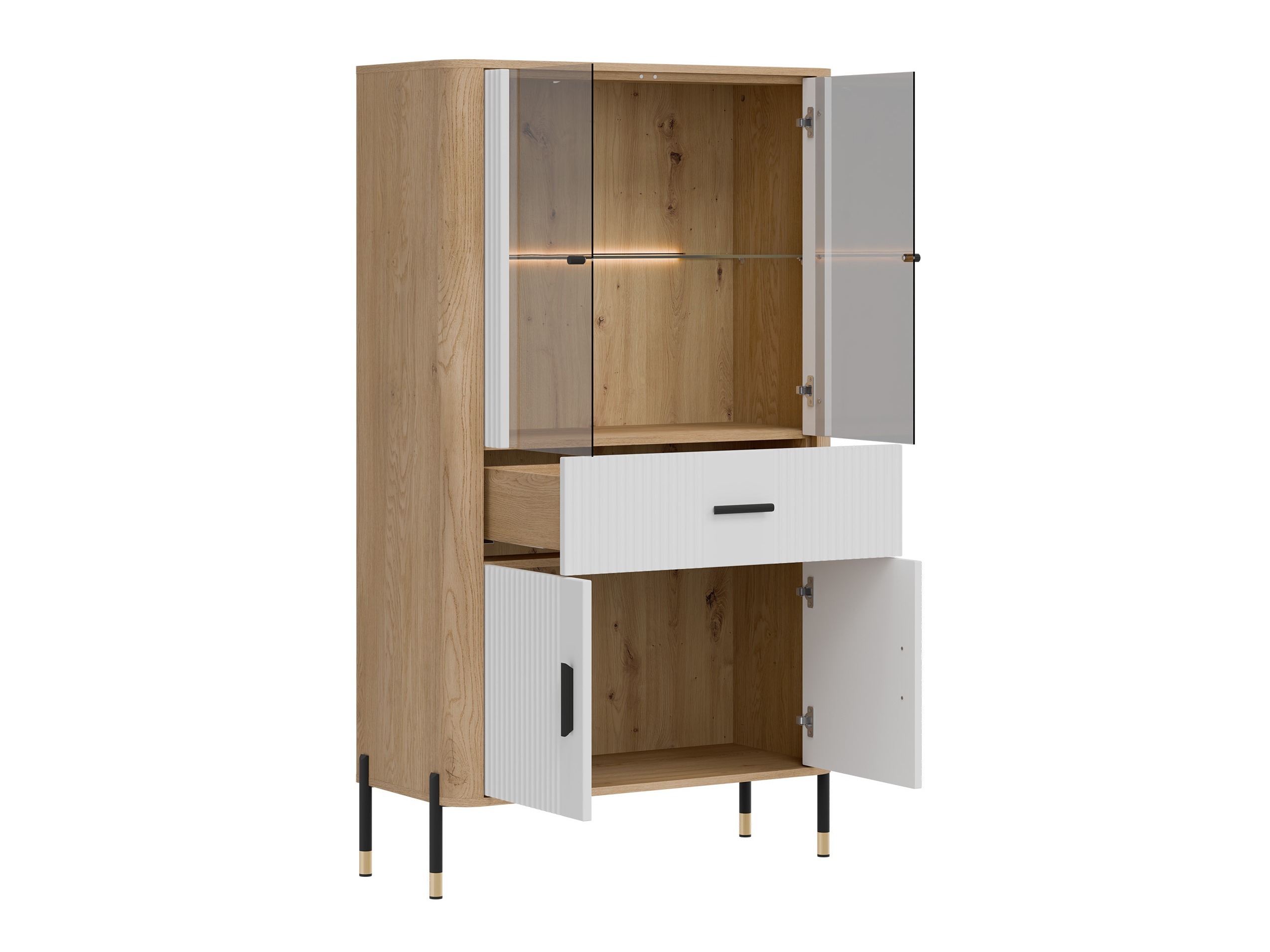 Ensemble de salon Flosora 147 (Blanc)