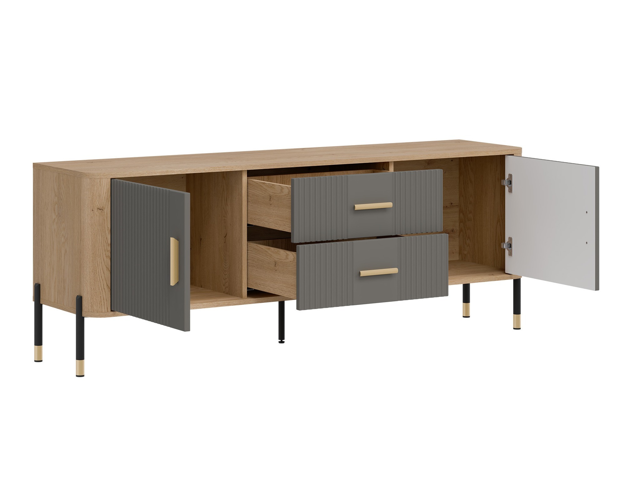 Ensemble de salon Flosora 147 (Gris)