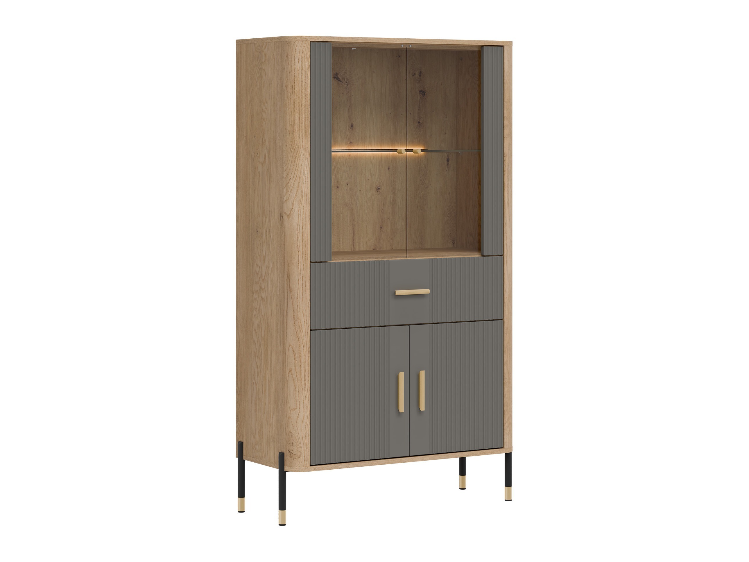 Ensemble de salon Flosora 147 (Gris)