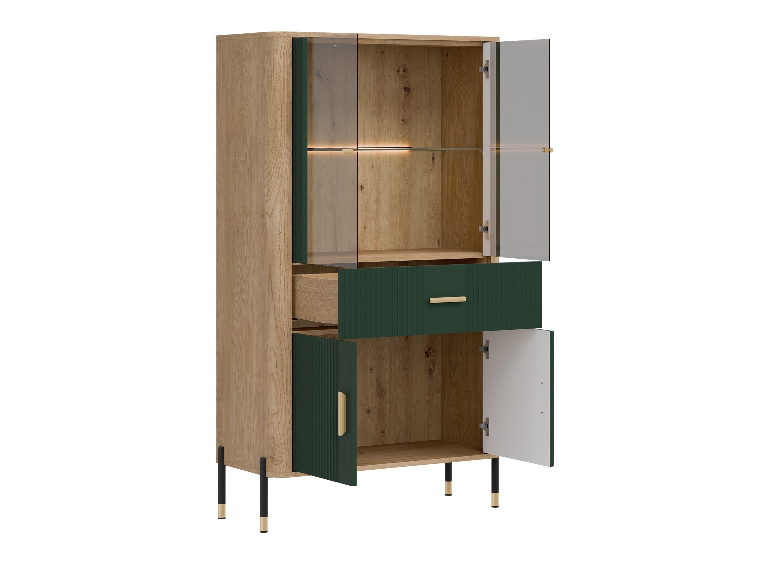 Ensemble de salon Flosora 147 (Vert)
