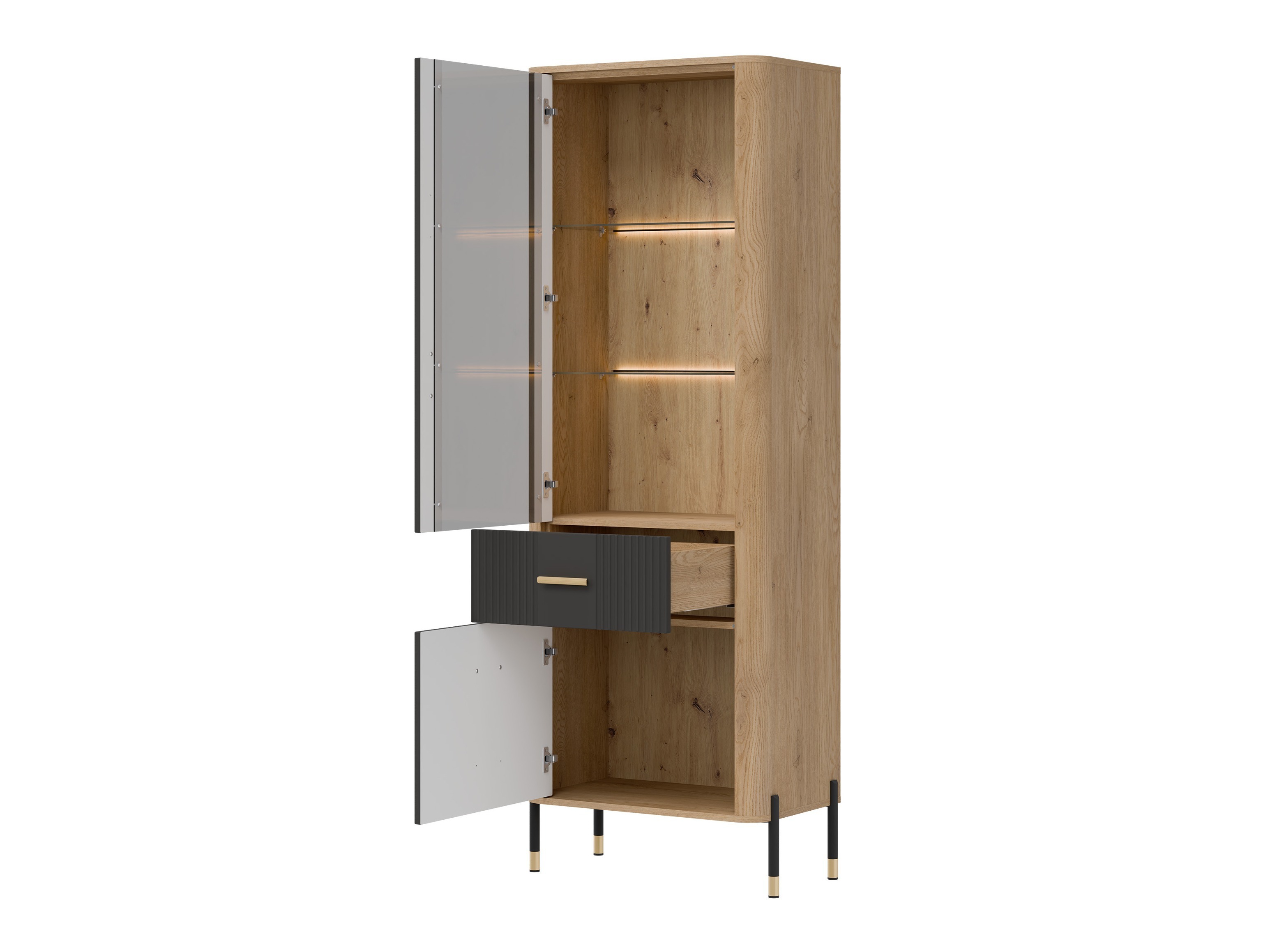 Ensemble de salon Flosora 148 (Anthracite)