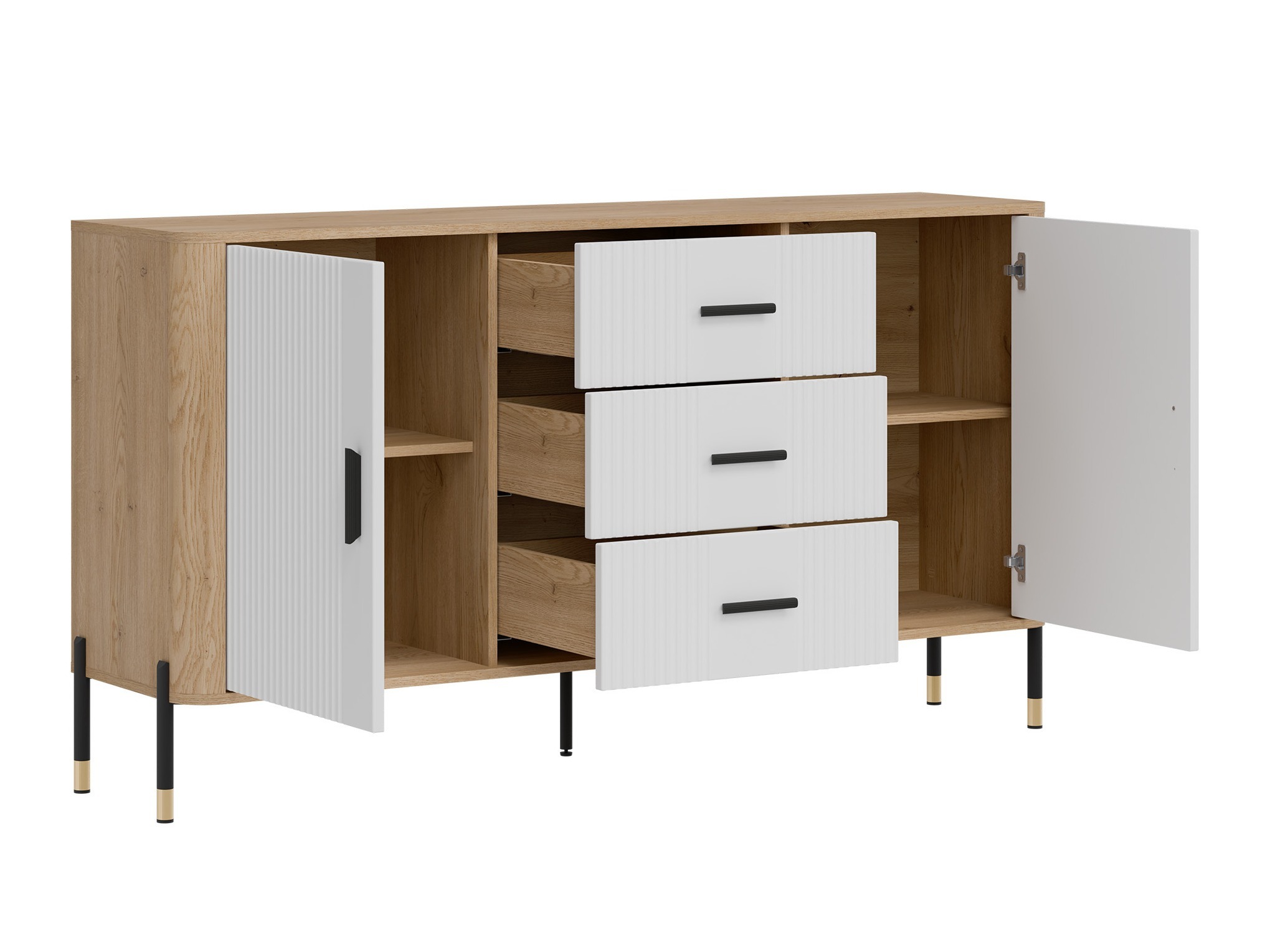 Ensemble de salon Flosora 148 (Blanc)