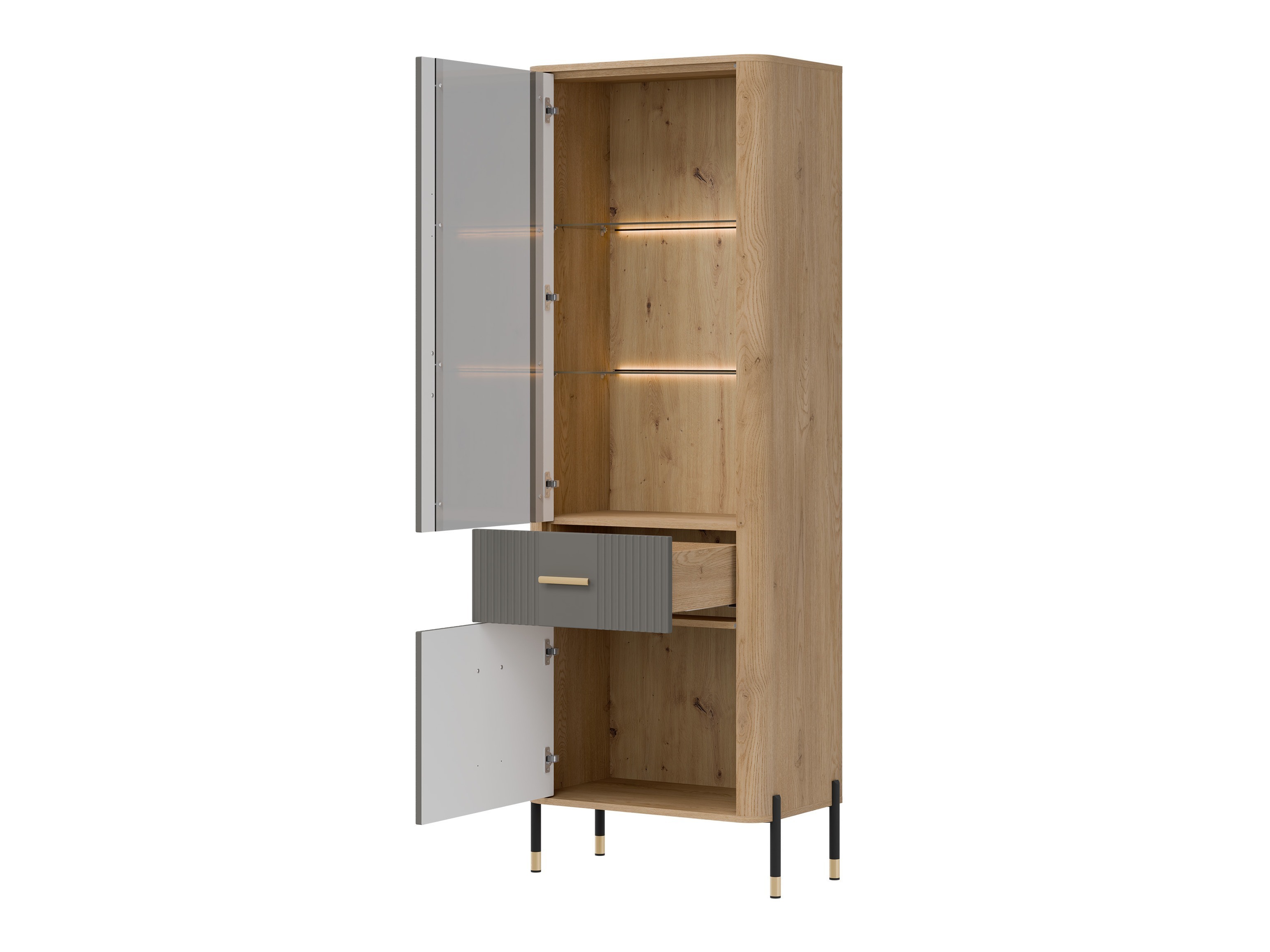 Ensemble de salon Flosora 148 (Gris)