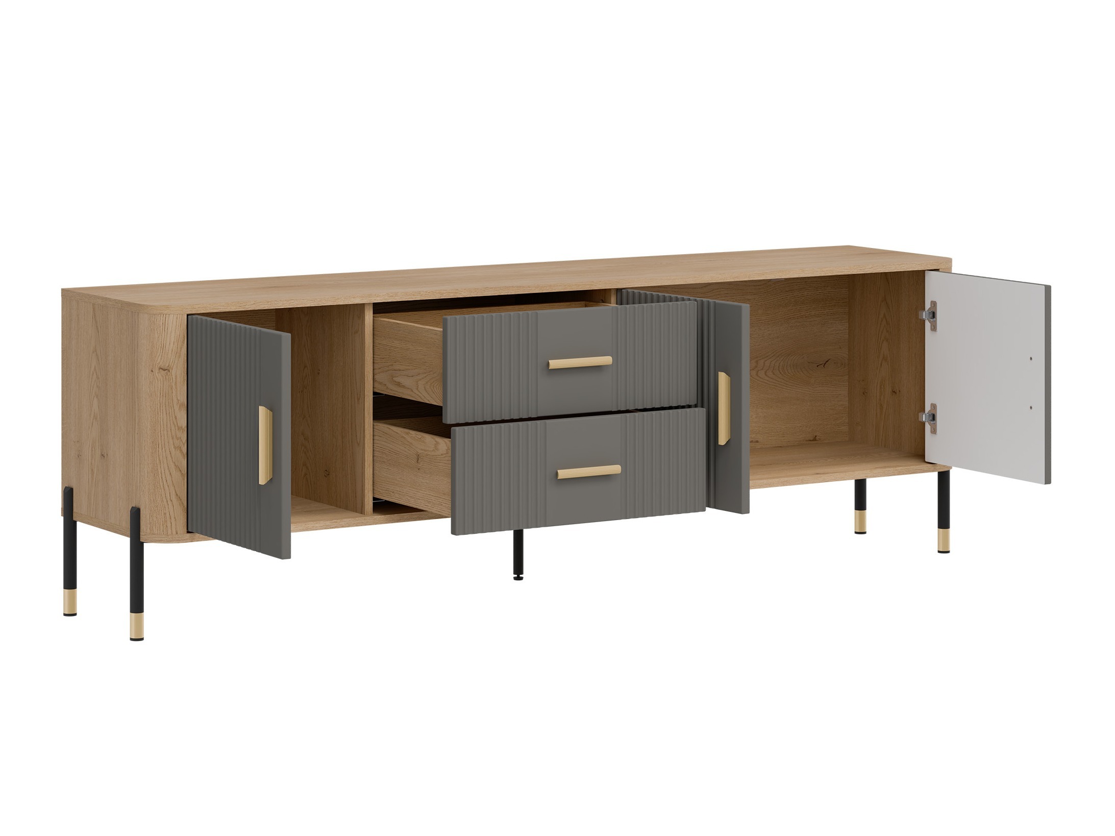 Ensemble de salon Flosora 148 (Gris)