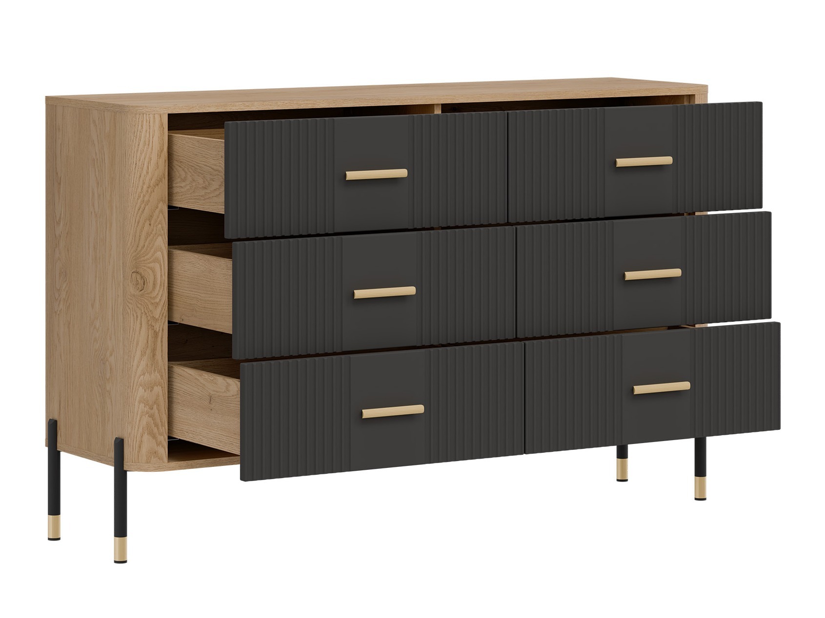 Ensemble de salon Flosora 149 (Anthracite)
