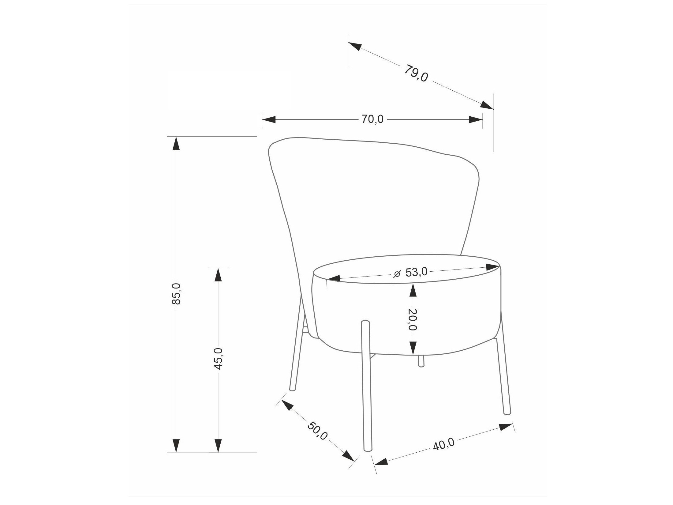 Fauteuil Houston 2036 (Gris)