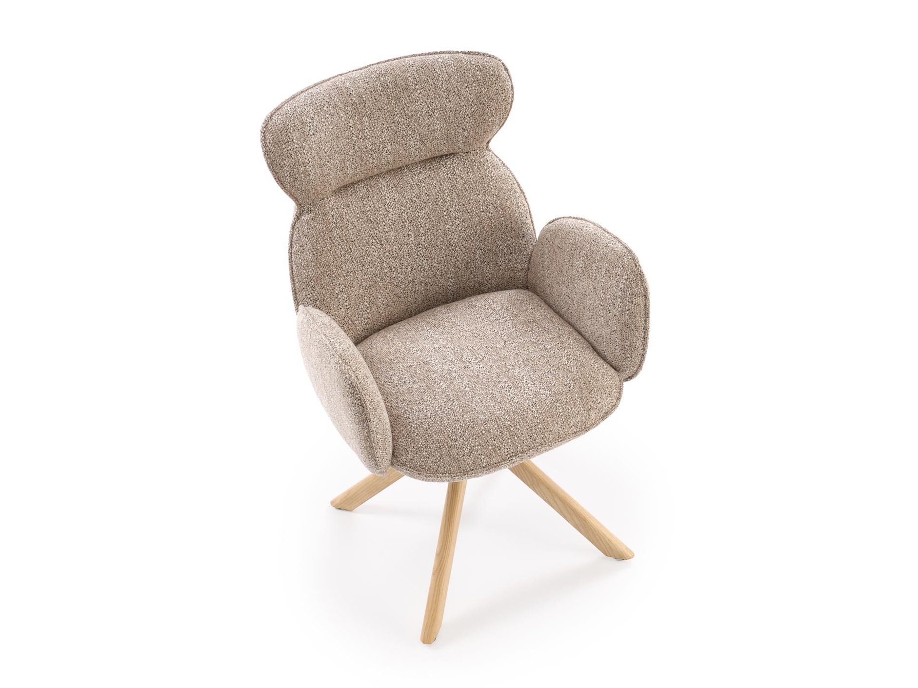 Chaise Houston 2041 (Beige + Clair bois)