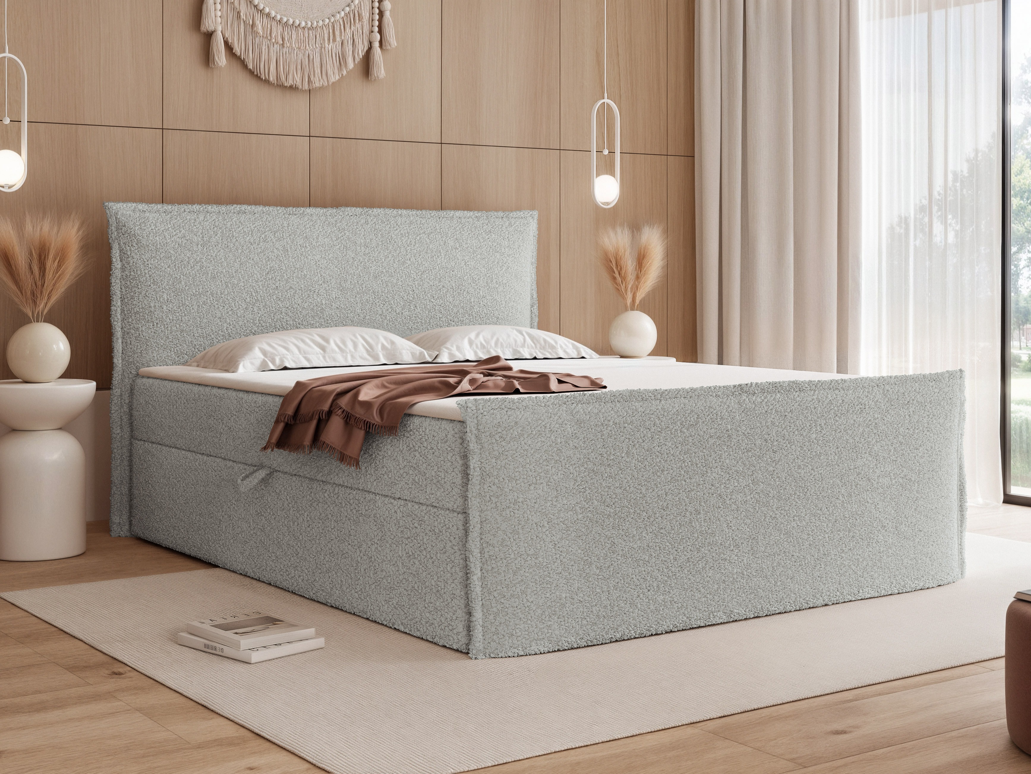 Lit boxspring Martinez 122 (Coral 85)